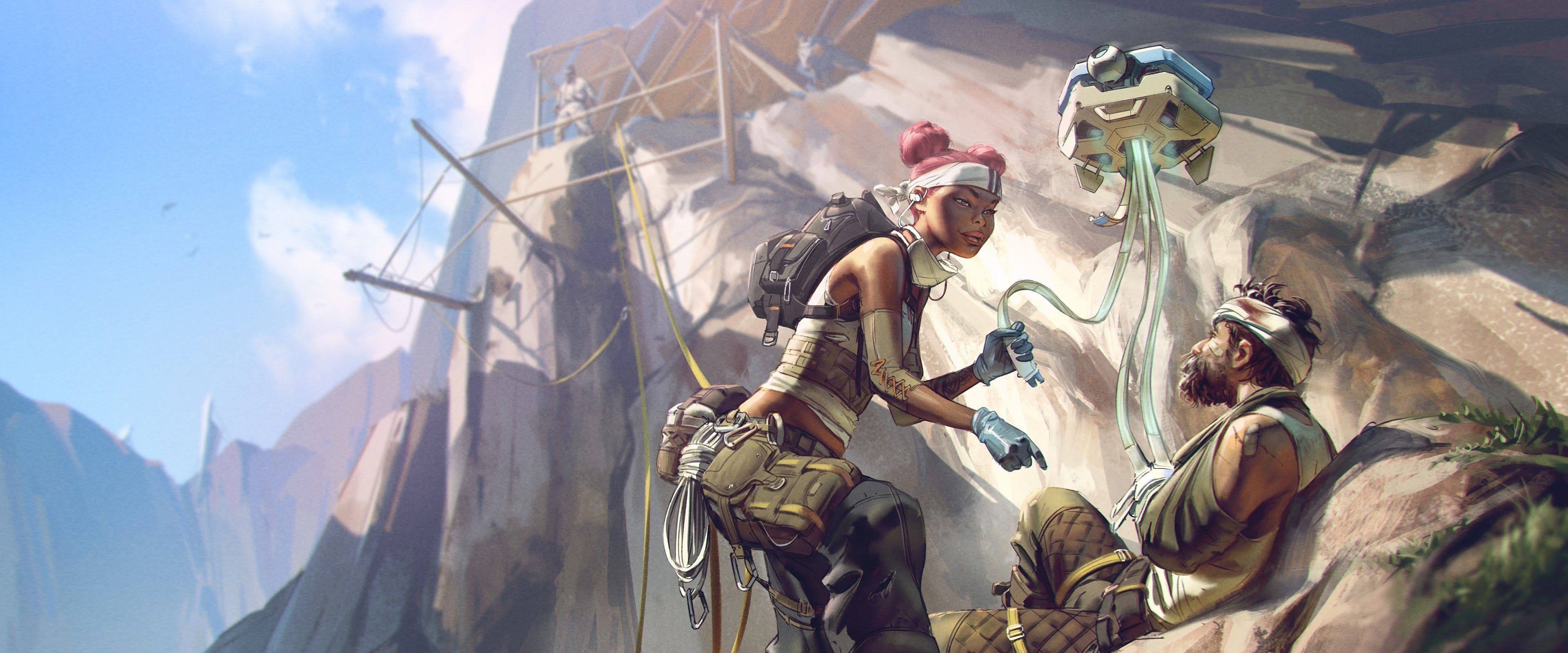 Wallpaper #f3PohI4BFI5NbQkskB2Z43 Lifeline Apex Legends Wallpapers Wallpaper Cave