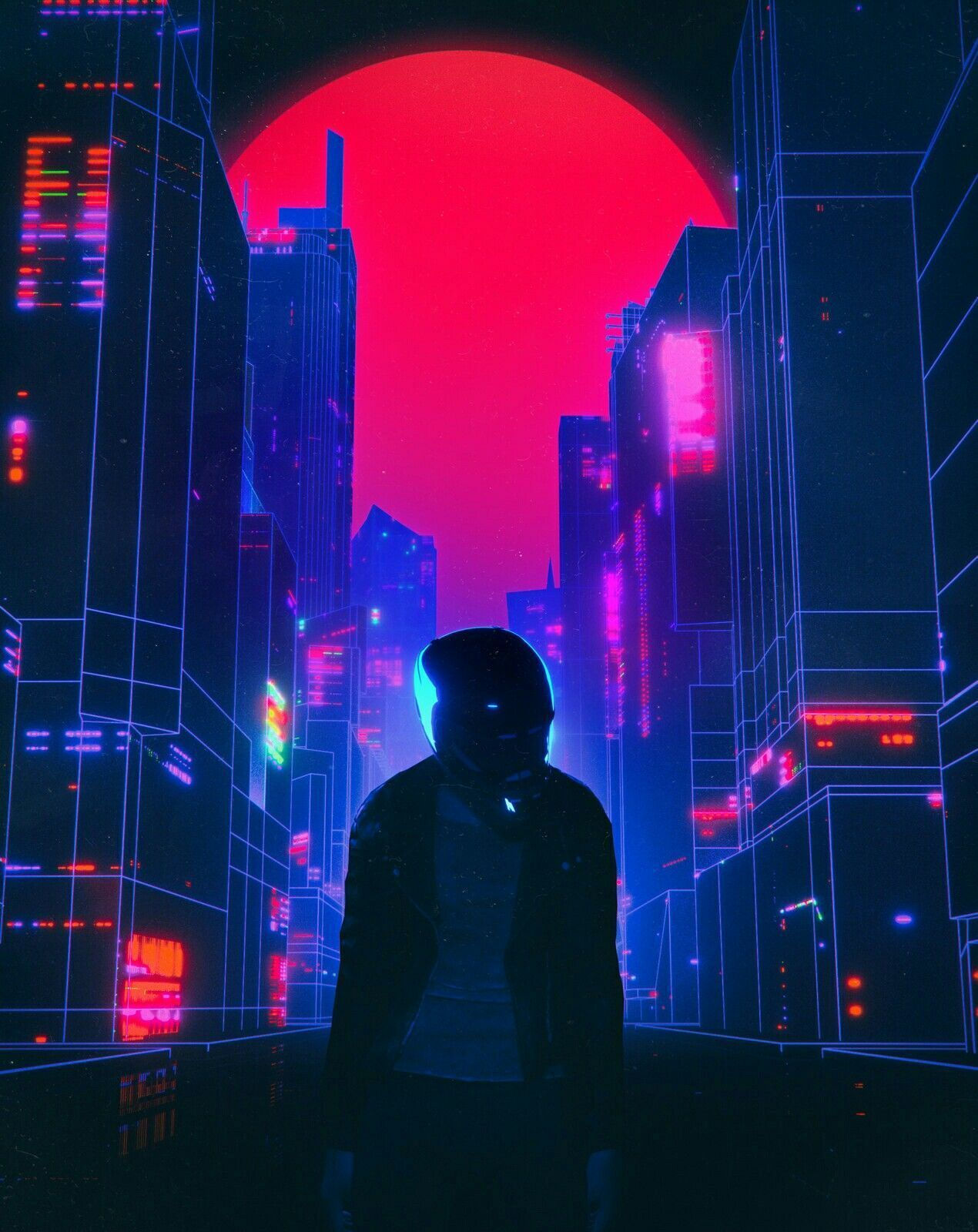 Wallpaper #3XPYf44BFI5NbQksvhdp51 Phone Cyberpunk Neon Wallpapers Wallpaper Cave