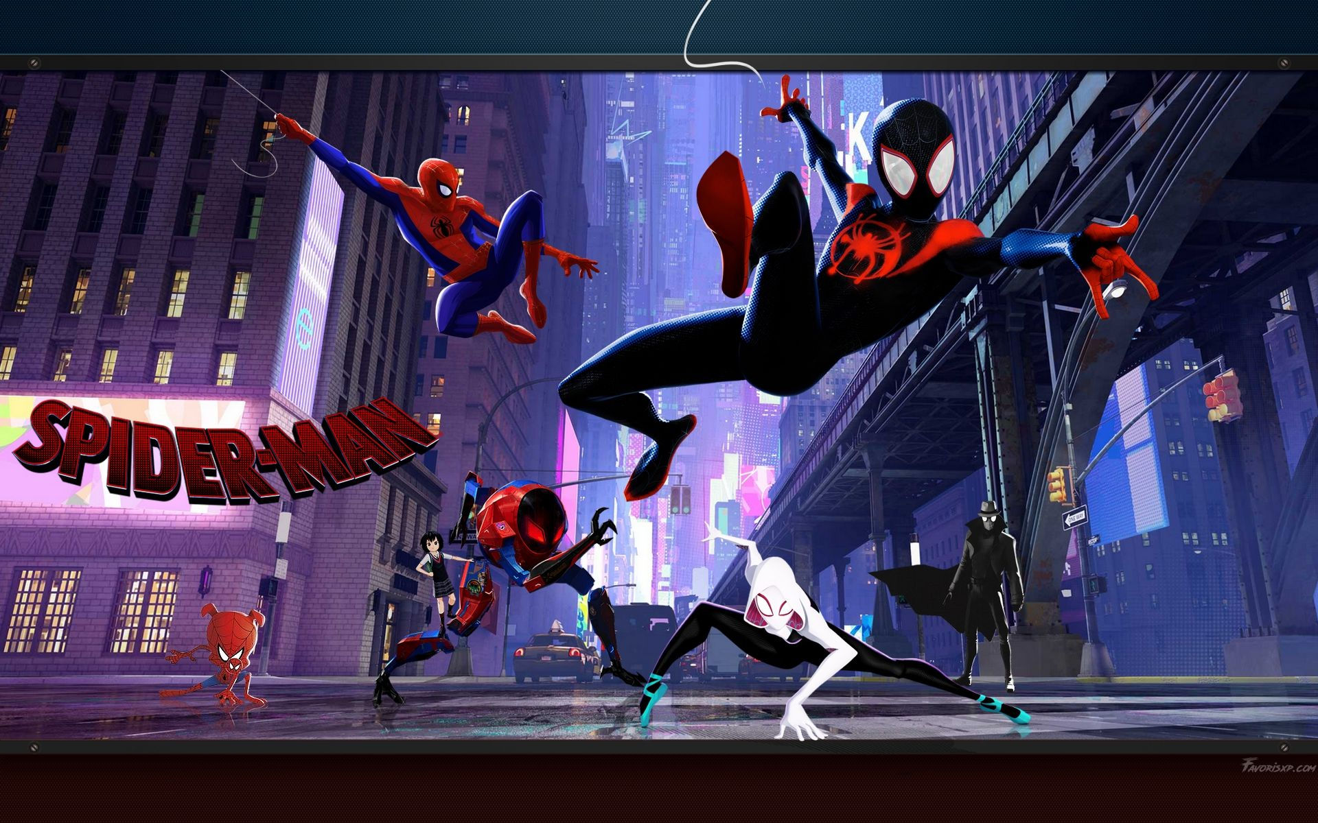 Wallpaper #us6eJZMB71dOy6JZEhTg29 Spiderman New Generation Film iTunes France