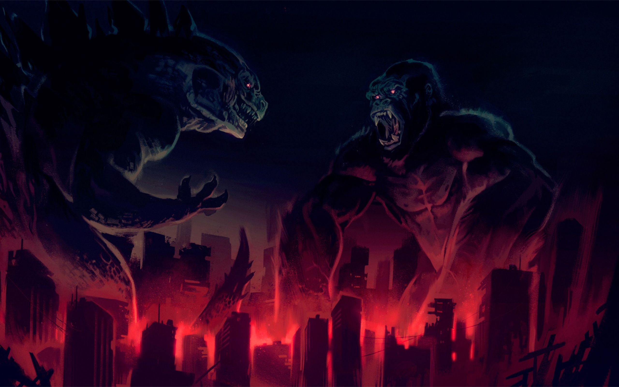 Wallpaper #egAO7I4BSdW8dNoushOn55 Kong vs Godzilla Wallpapers Wallpaper Cave
