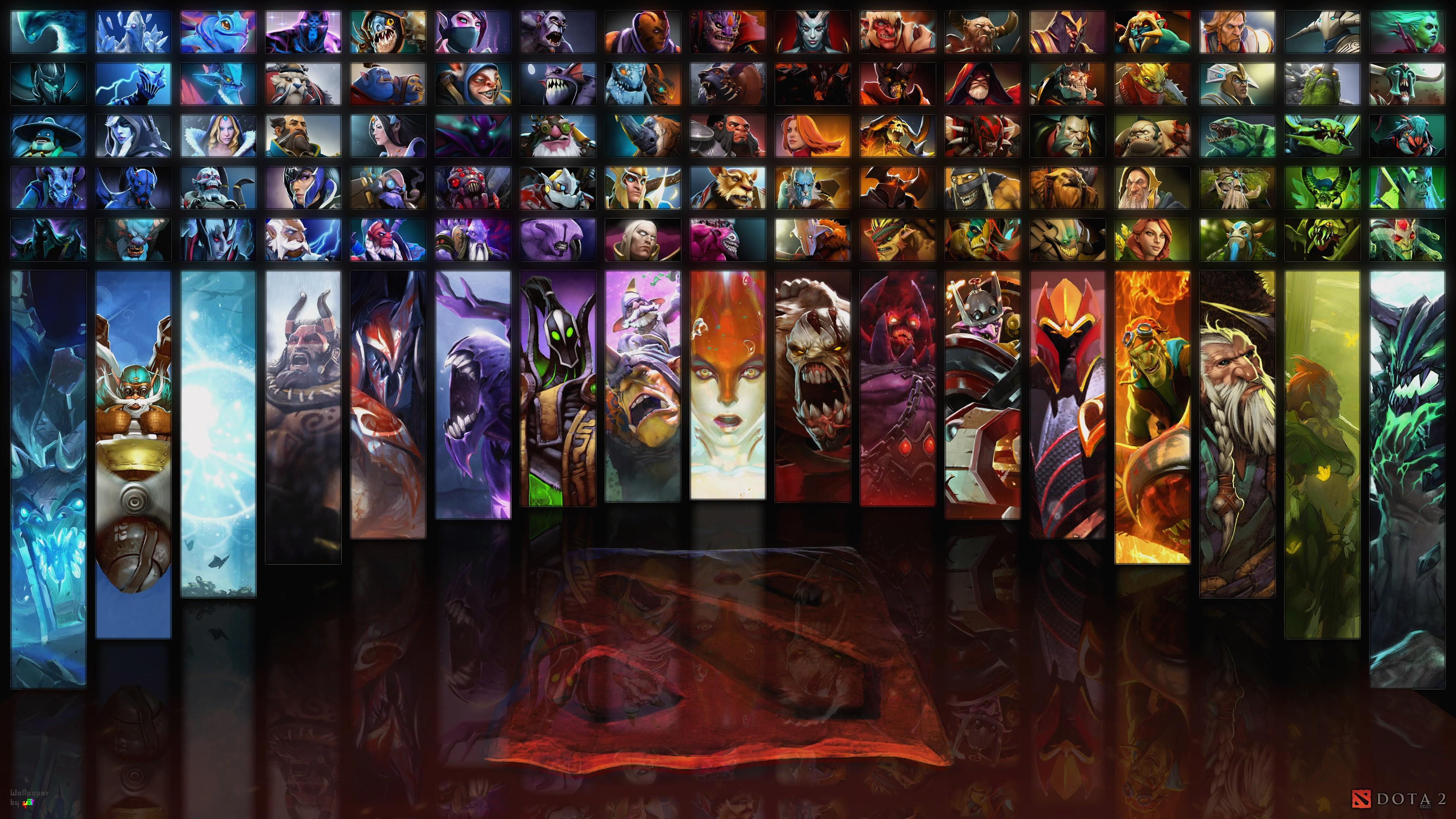 Wallpaper #5d1cd Wallpaper Epic Battle Dota 2 Heroes Night Stalker 4000x2500