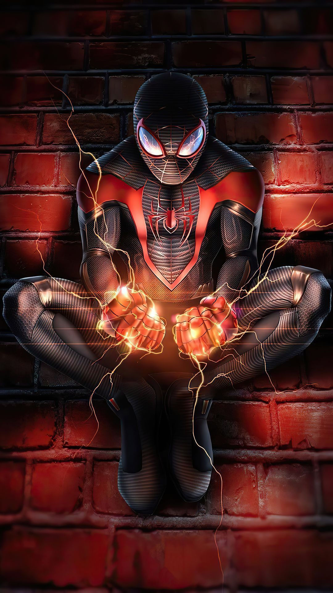 Wallpaper #yUVIl44B7YBJg1BVDKAp7 Spider-Man: Miles Morales Charges Up His Bioelectric Powers