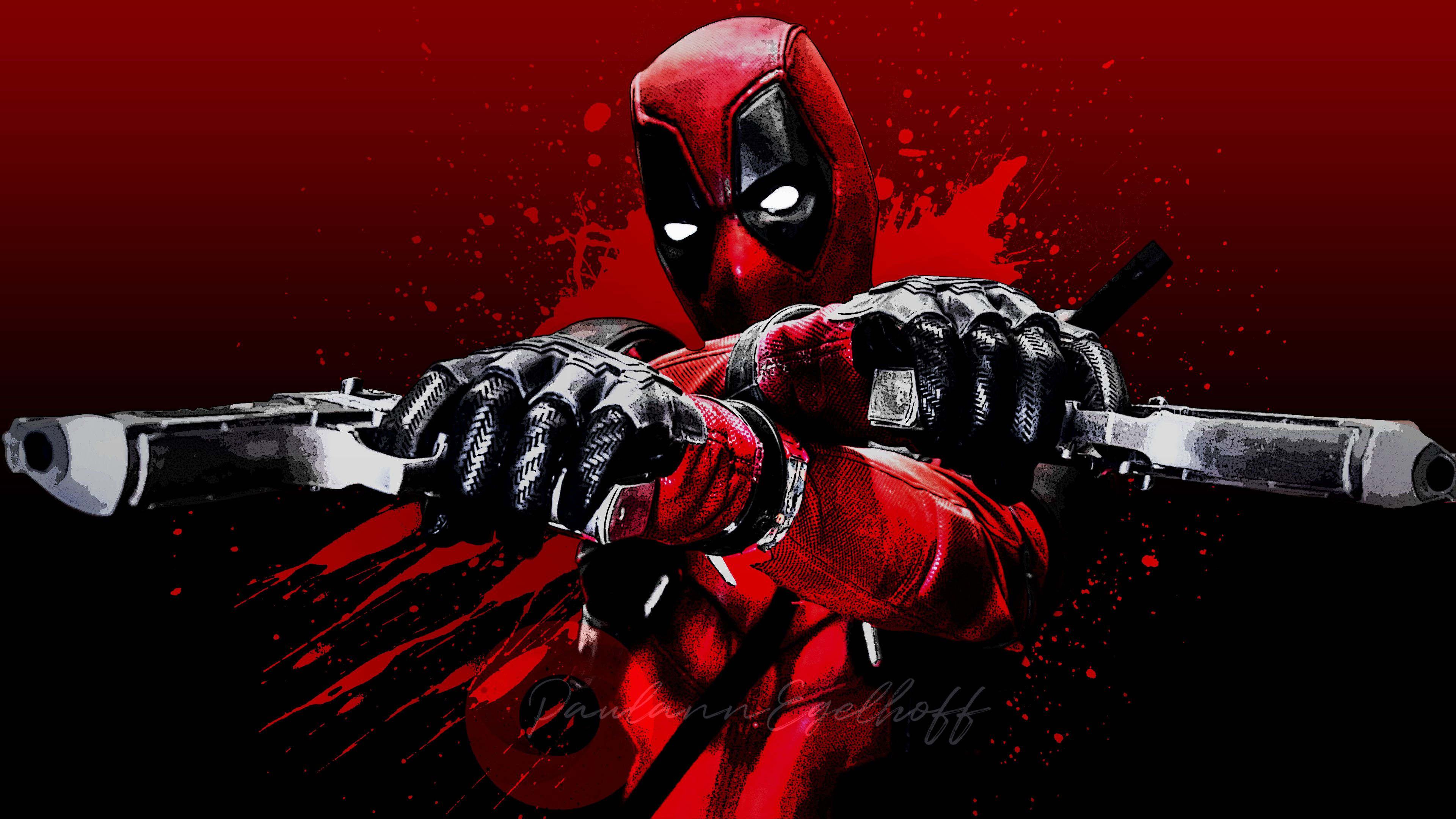 Wallpaper #M7gdTJIBJvJKYCmEwdEf9 Deadpool Guns Wallpapers Wallpaper Cave
