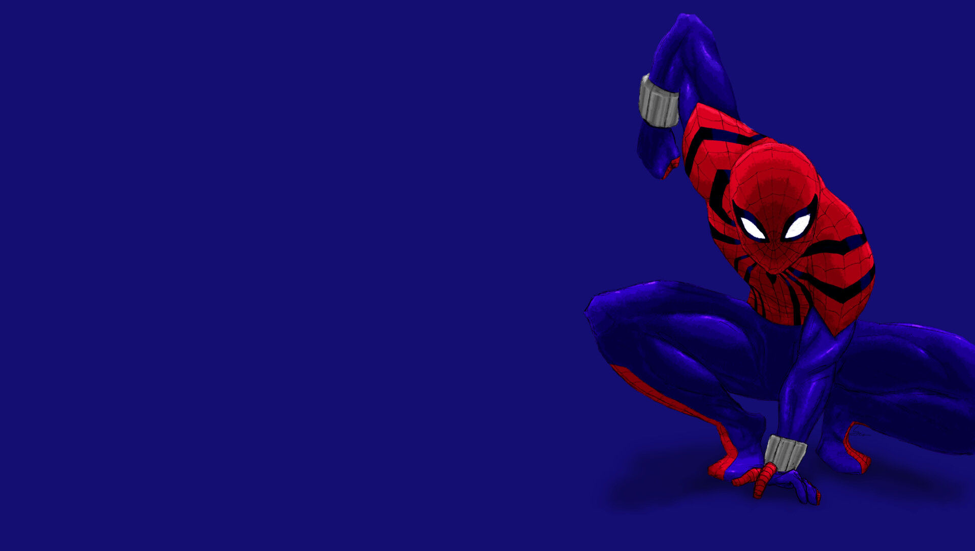 Wallpaper #mH0G9Y4Bnwiau_P6FhGp56 Blue Spiderman Wallpaper