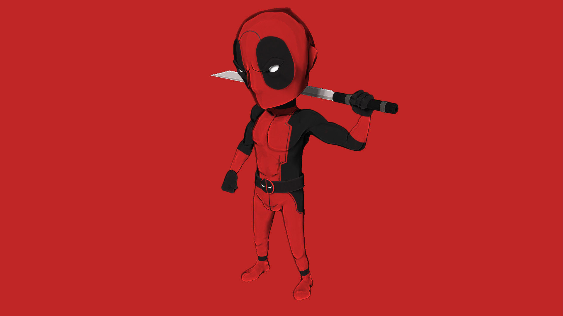Wallpaper #NBlDDo8BtGB6xQ78o1kJ58 Chibi Deadpool Wallpaper 4K