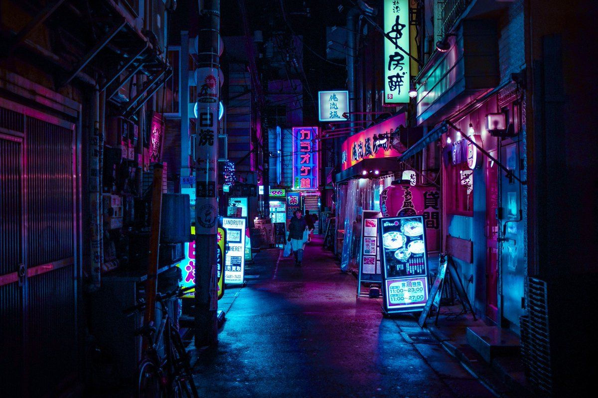 Wallpaper #fhlGMo8BtGB6xQ78BZfr13 Tokyo Cyberpunk Wallpapers Wallpaper Cave