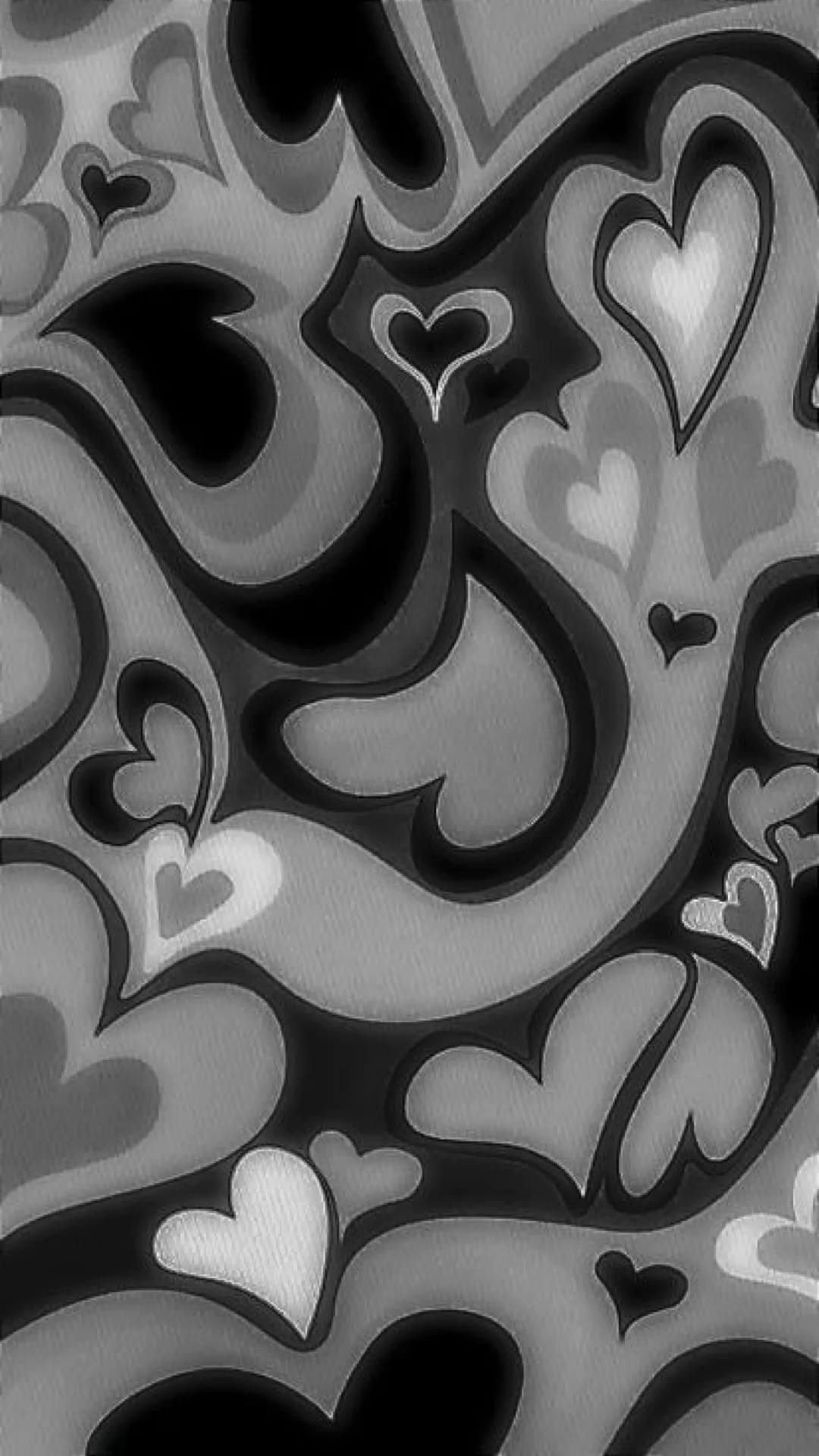 Wallpaper #tGeU55IBSpphPi3-kjik89 Aesthetic Heart Black Wallpapers Wallpaper Cave
