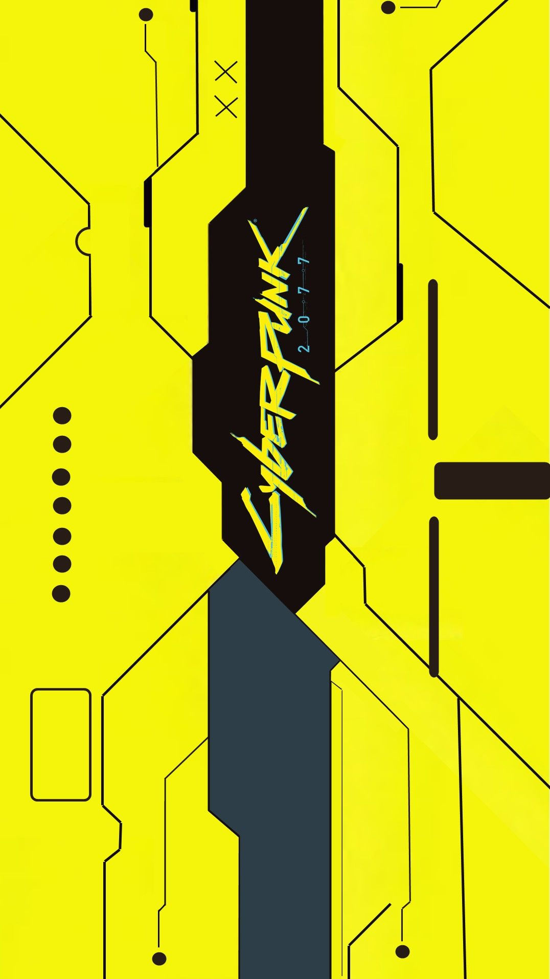 Wallpaper #90W_l44B7YBJg1BV8KBr39 Yellow Cyberpunk iPhone Wallpapers Wallpaper Cave