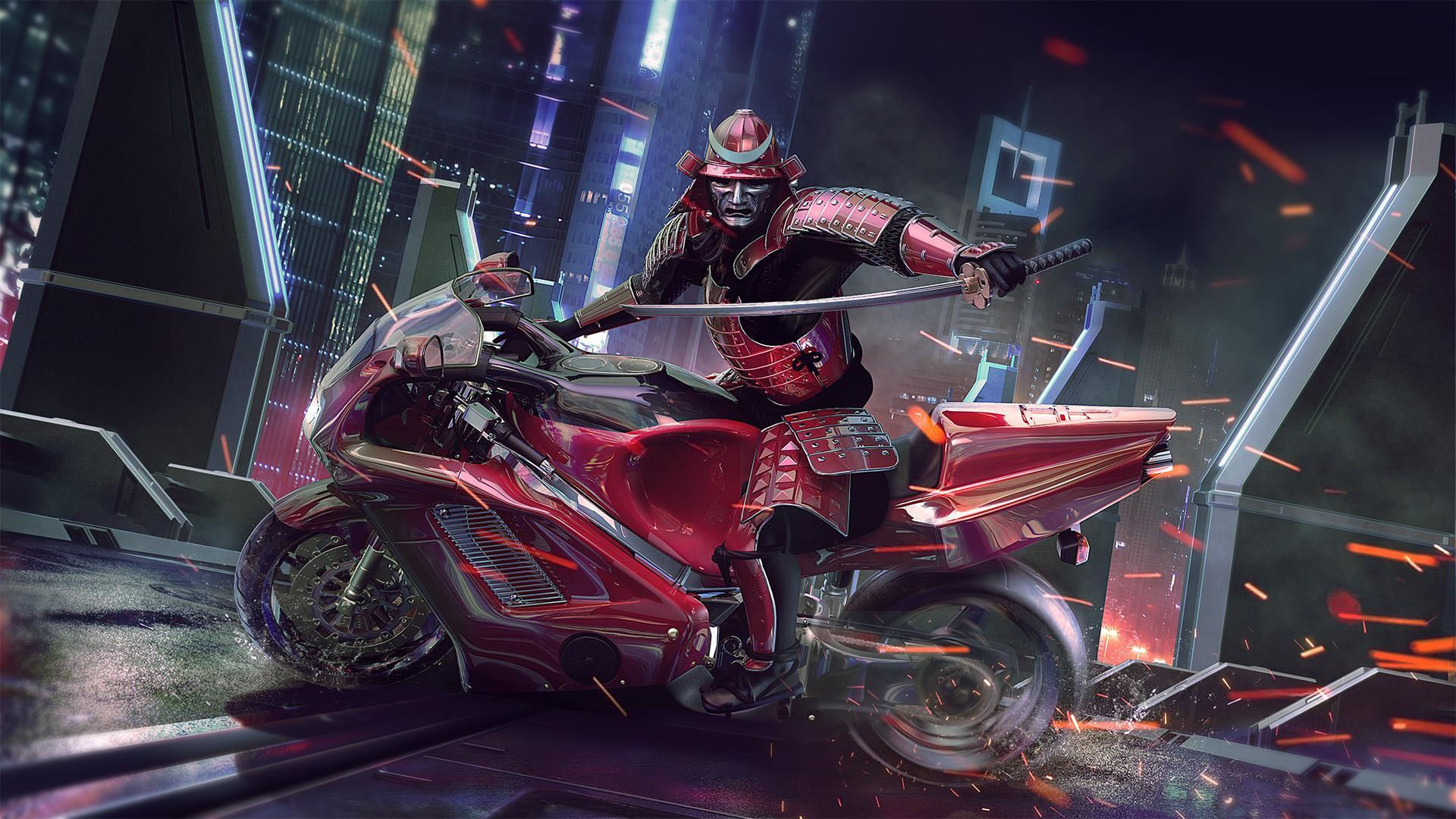 Wallpaper #TRkEBI8BtGB6xQ789E1x8 Neon Samurai Cyberpunk Wallpapers Wallpaper Cave