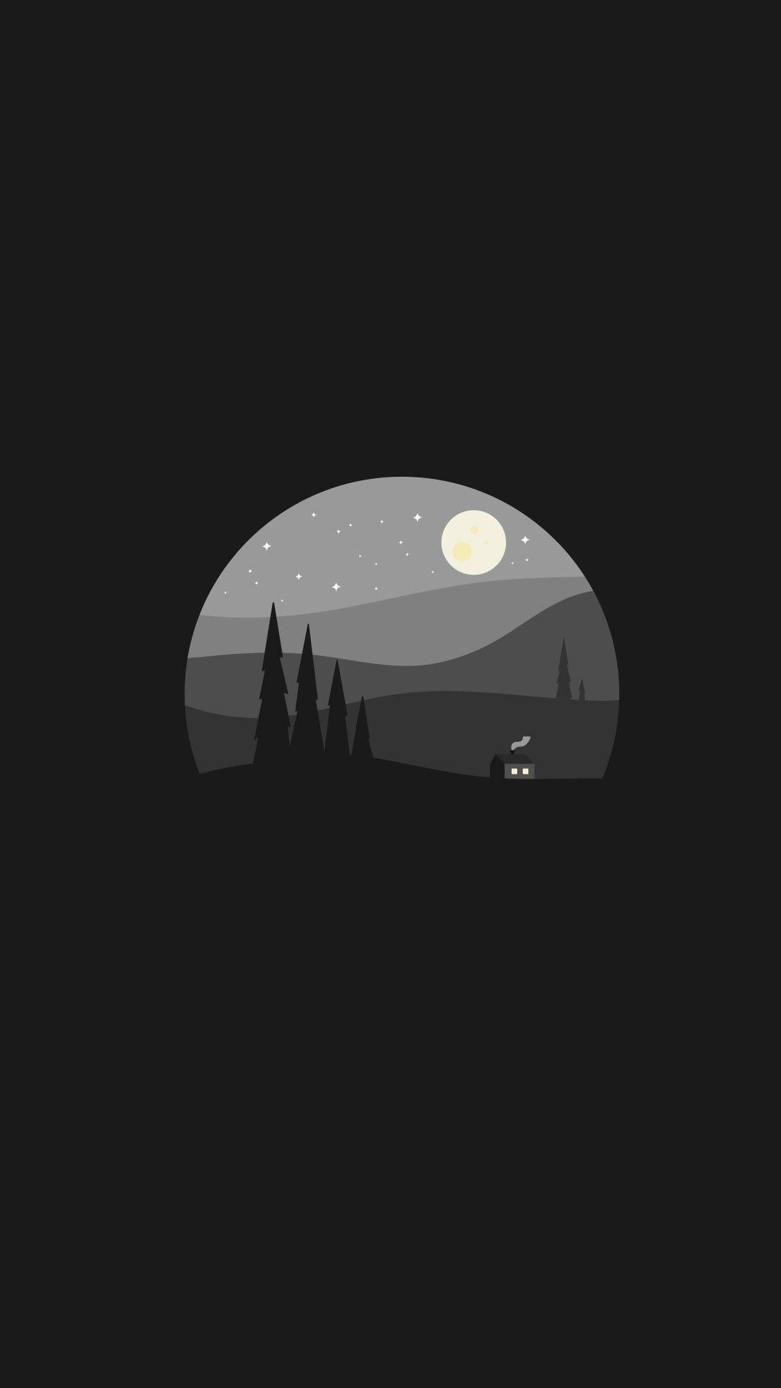 Wallpaper #630q9I4Bnwiau_P6ZQ5b57 Night Minimalist Wallpapers Wallpaper Cave