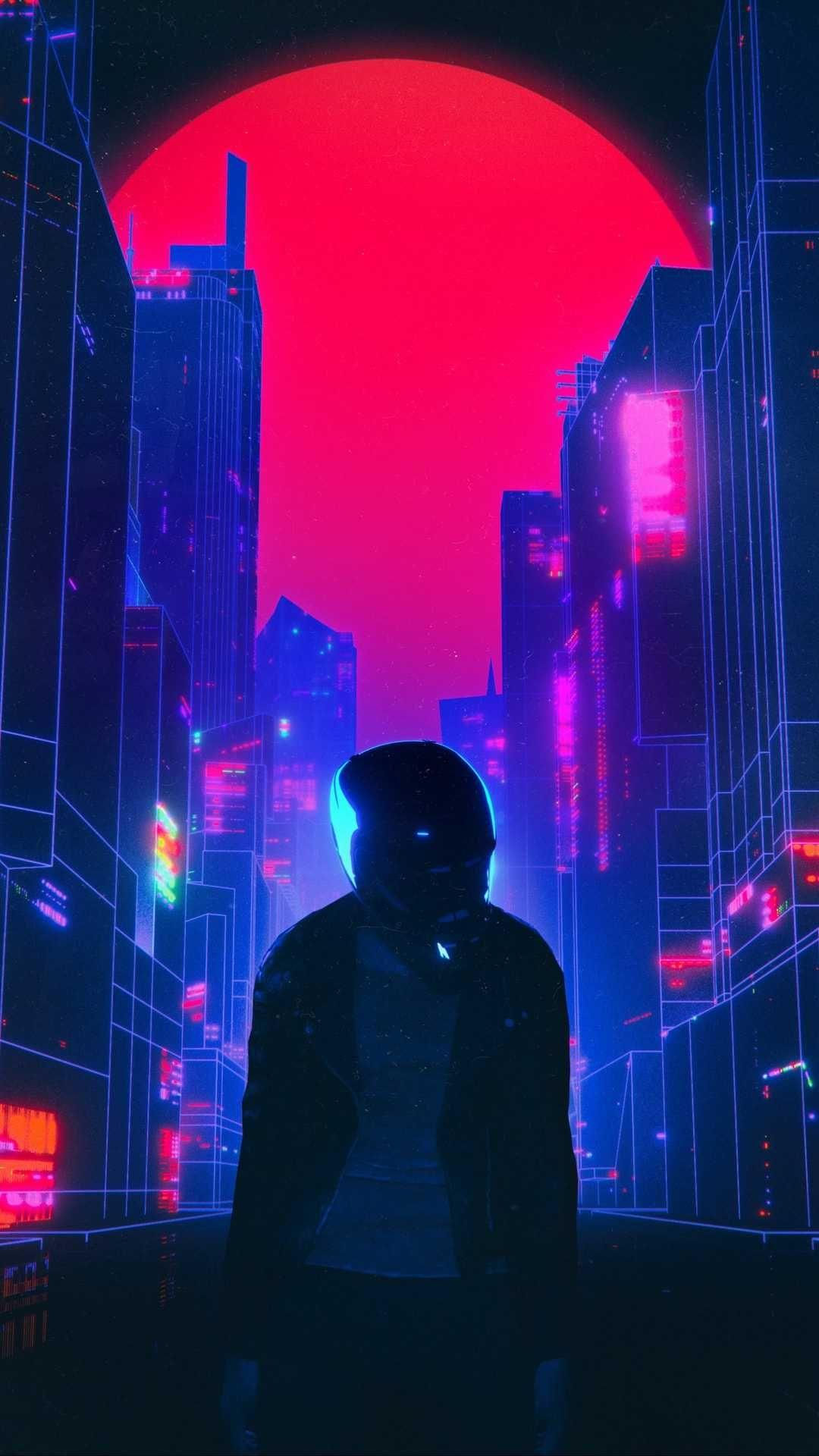 Wallpaper #m32I8I4Bnwiau_P6egaG38 Minimalist Cyberpunk Wallpapers Wallpaper Cave