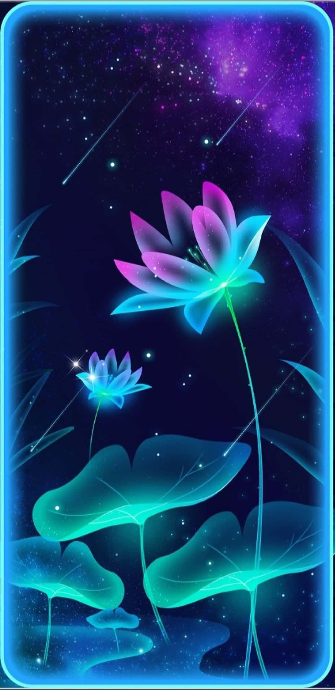 Wallpaper #zGhWIpMBSpphPi3-CTJk184 Download Neon Teal Flower Wallpaper Wallpaperscom