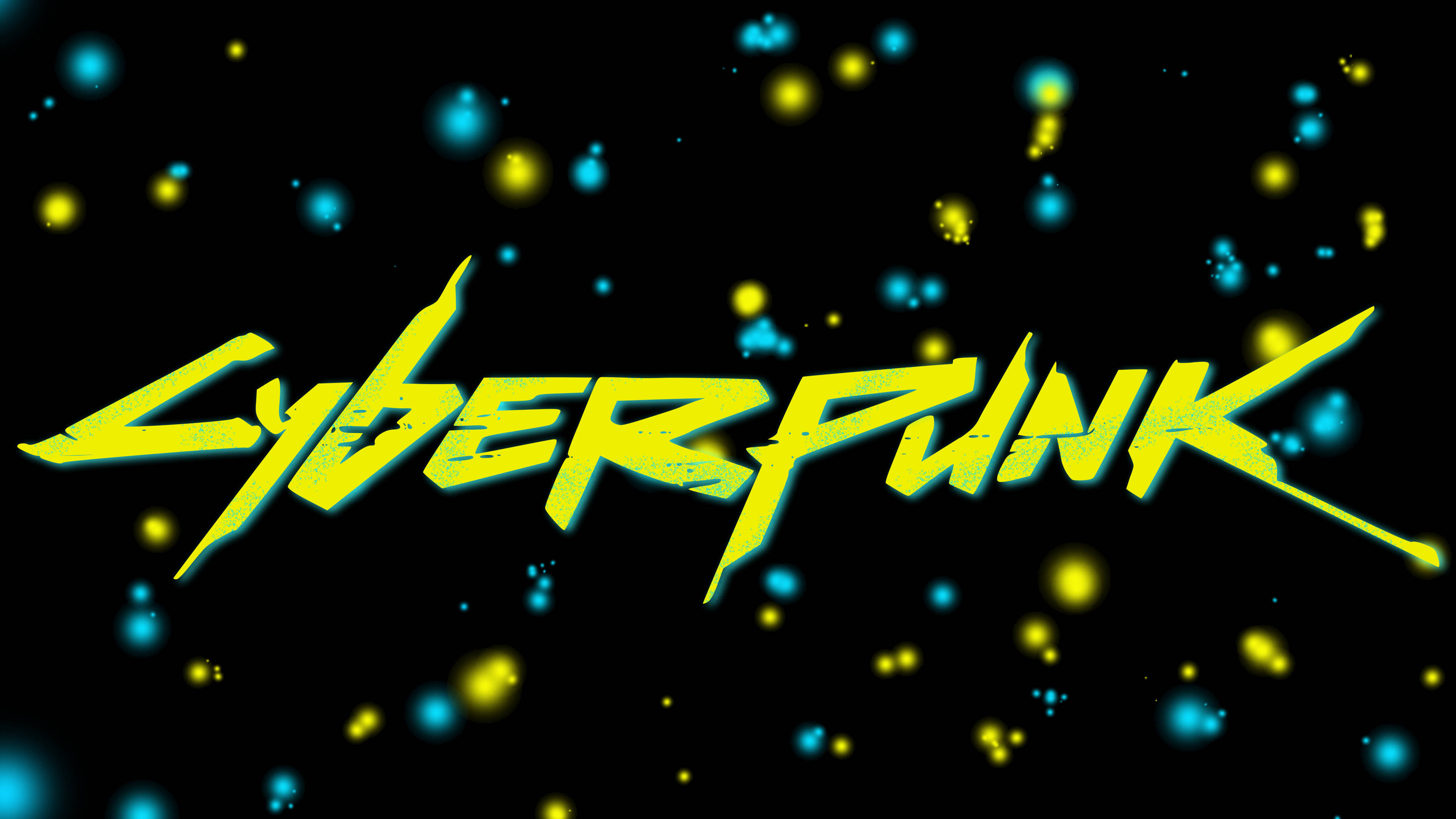 Wallpaper #yDtpbpcBSWmA-tzpi44t66 Download Yellow Text Cyberpunk Desktop Wallpaper Wallpaperscom