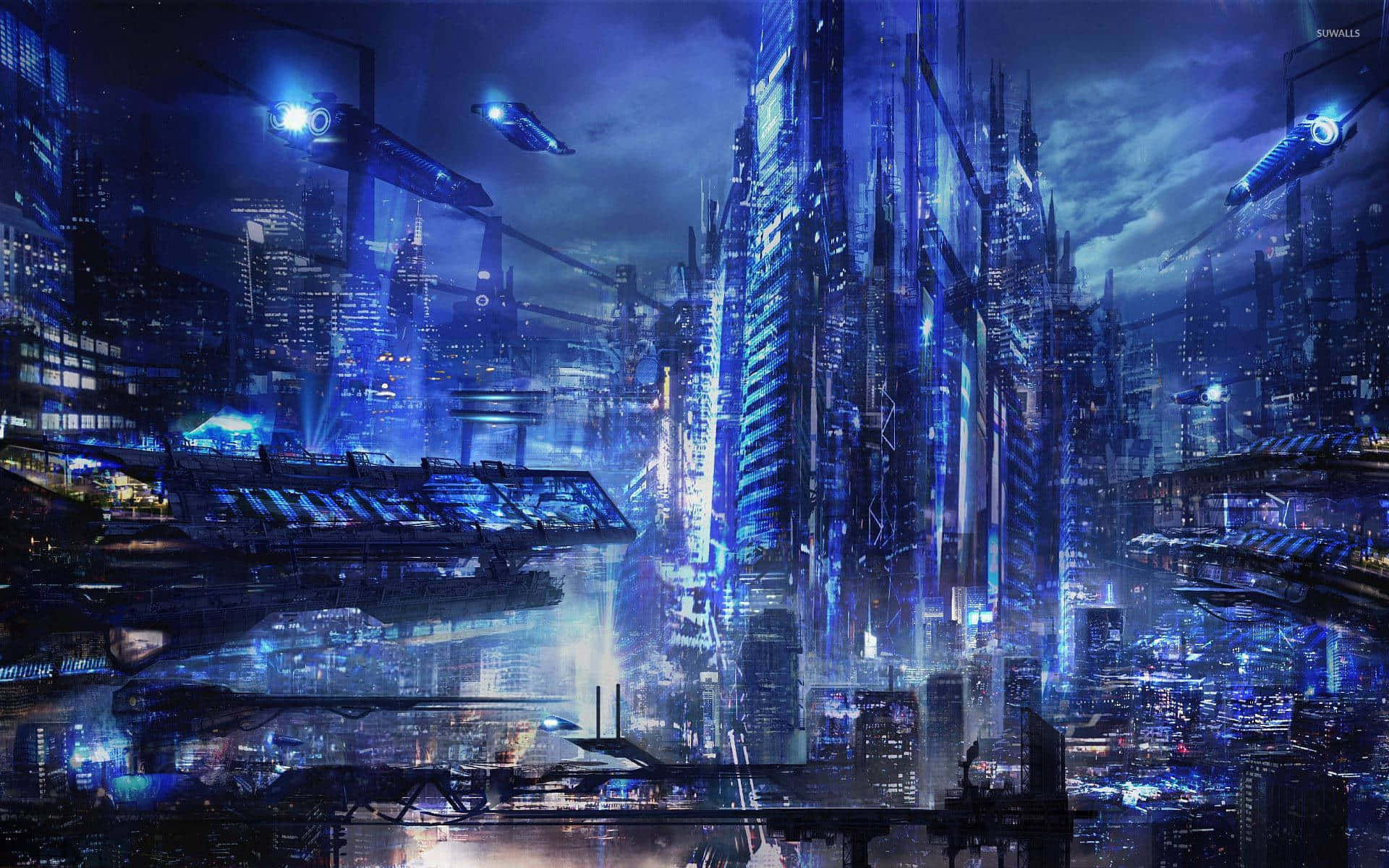 Wallpaper #5RpEUpMB1yWOL4qgA4I1286 Baixe Papeis De Parede De Cidade Noturna Cyberpunk Gratis 100