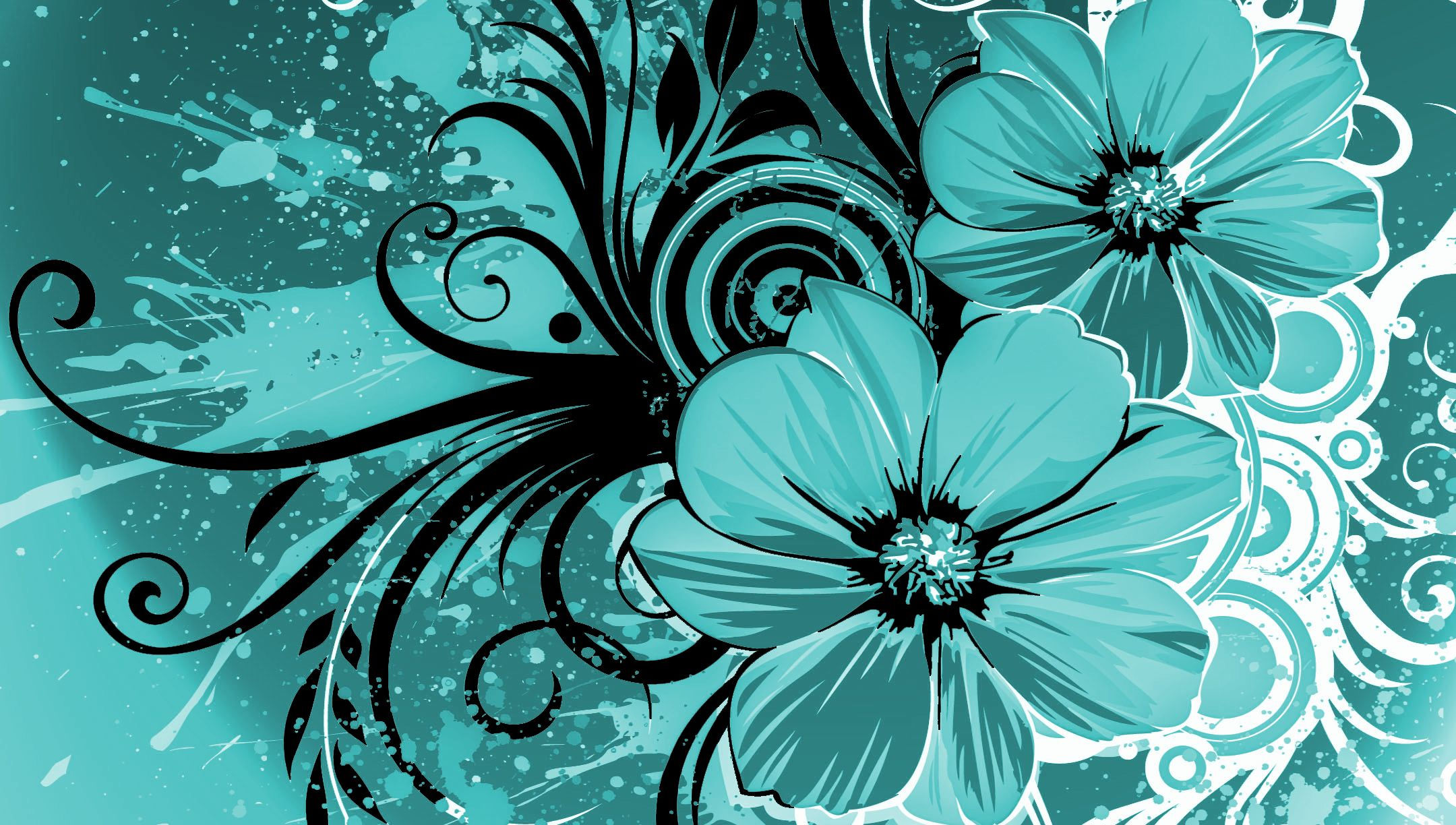 Wallpaper #zGhWIpMBSpphPi3-CTJk43 Teal Flowers Wallpapers 4K HD Teal Flowers Backgrounds on Wallpaperbat