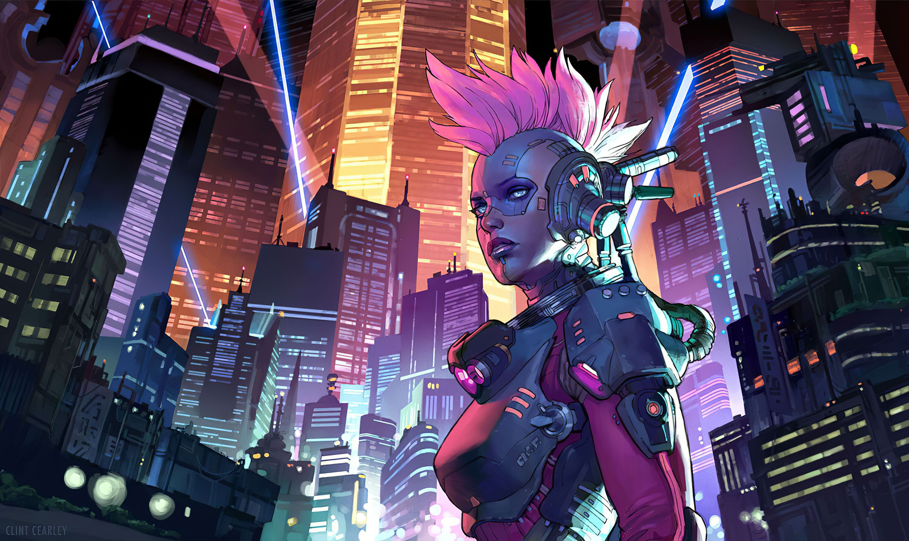 Wallpaper #1RnWII8BtGB6xQ78SX6Y19 Cyberpunk Pink Girl Wallpapers Wallpaper Cave