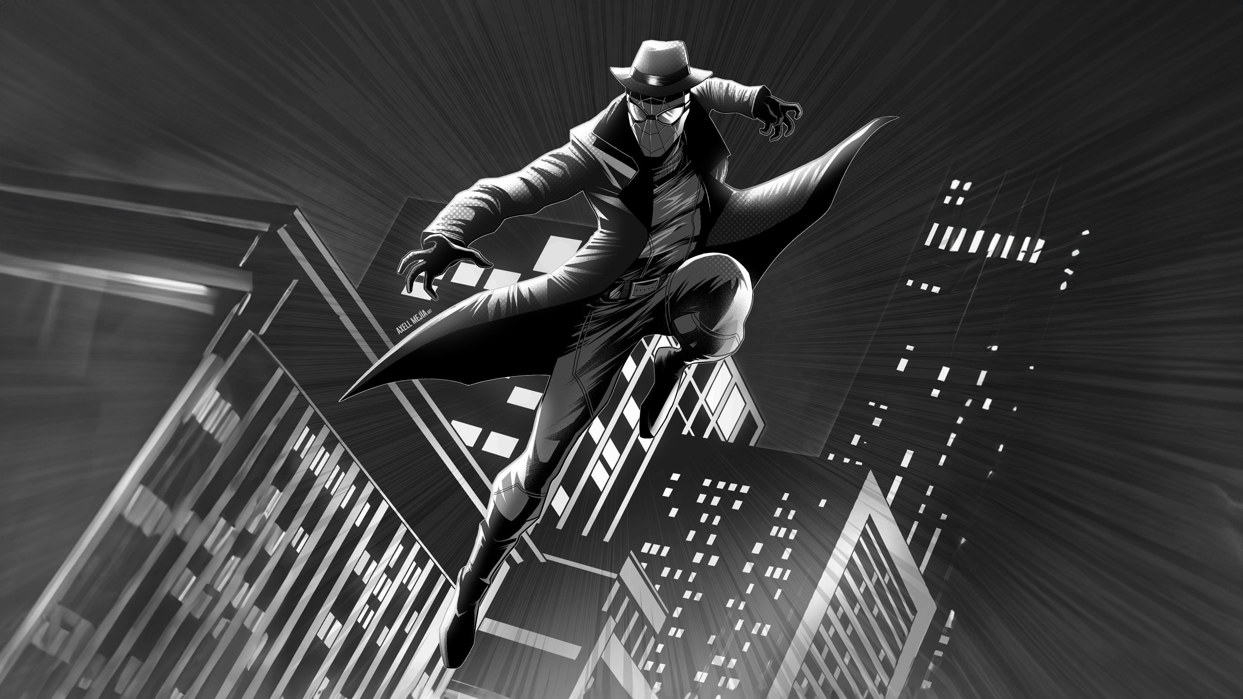 Wallpaper #bvuEgZcBx-Hc5Y20XKxl108 Spider Man Noir Wallpapers 4K HD Spider Man Noir Backgrounds on
