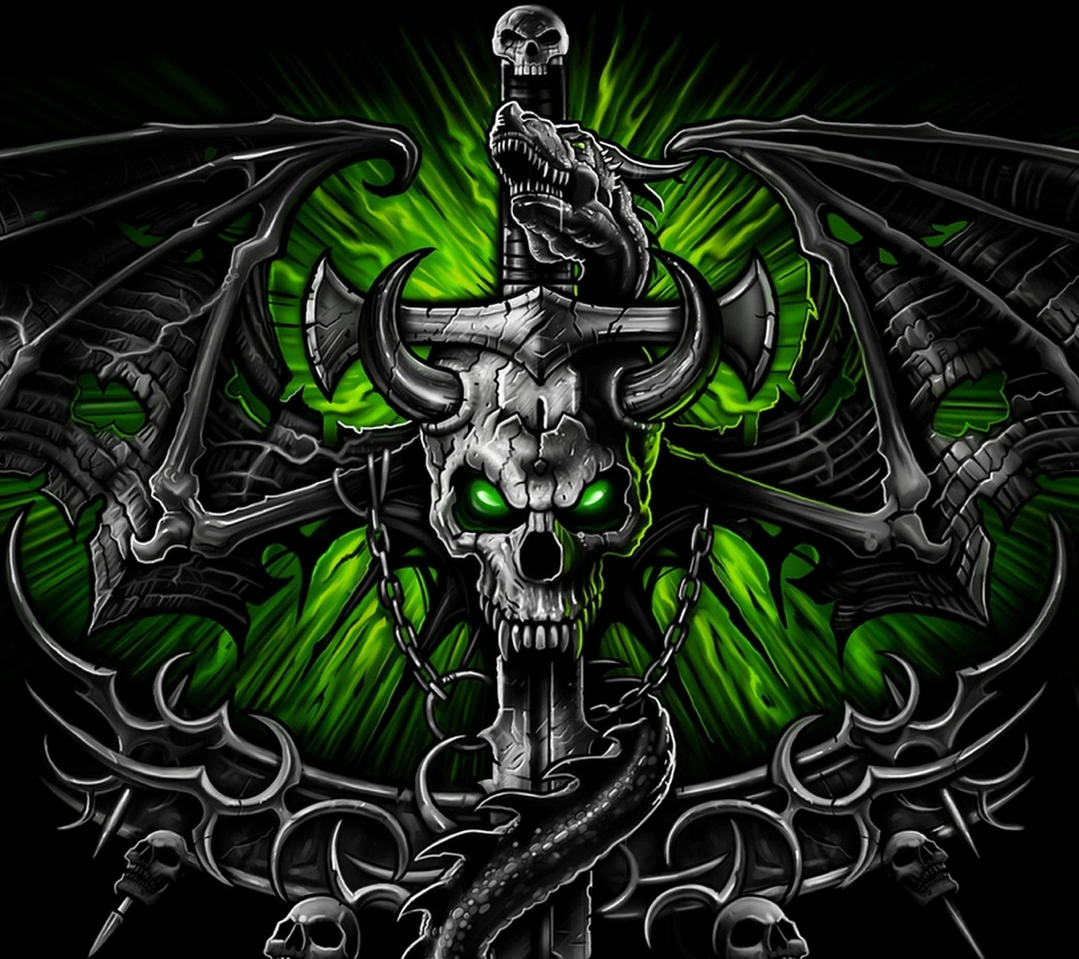 Wallpaper #LWfn6ZIBSpphPi3-nUQE240 Skull Wallpaper for Android Wallpapertag