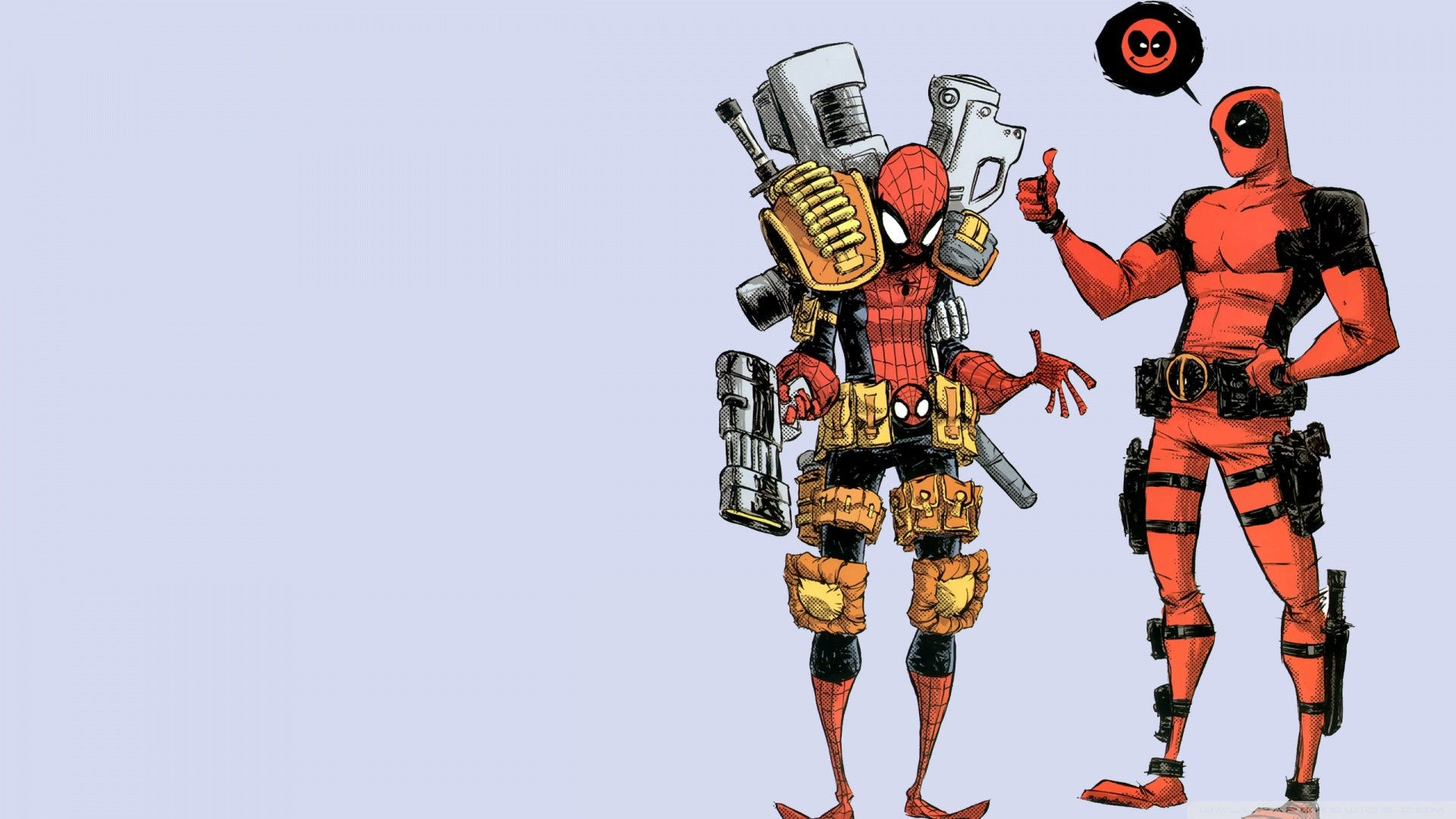 Wallpaper #Pmet-5IBSpphPi3-6ZVU137 56 Deadpool Spiderman HD Wallpaper