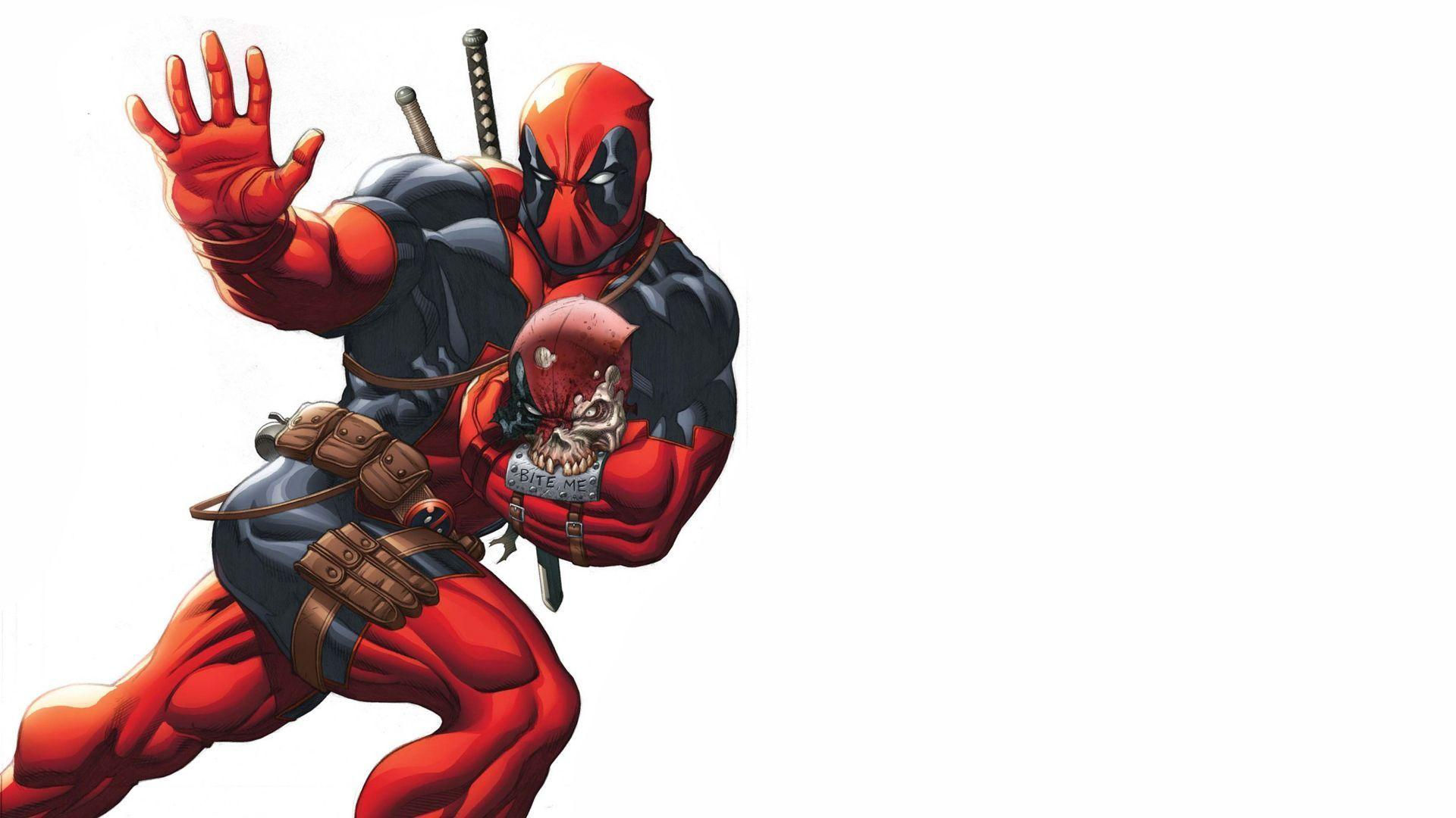 Wallpaper #3GhyHJMBSpphPi3-MCIA352 Funny Spiderman and Deadpool Wallpaper