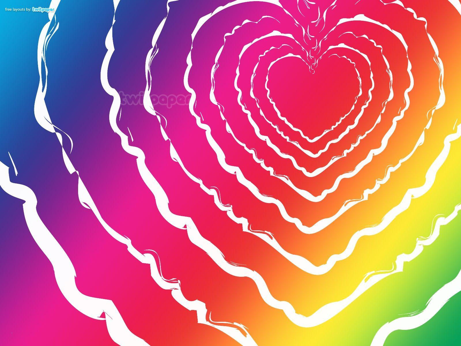 Wallpaper #XhkVIo8BtGB6xQ78ZYEl27 Rainbow Heart Wallpapers Wallpaper Cave