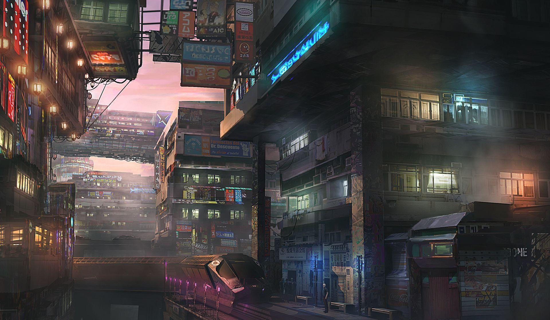 Wallpaper #0RnVII8BtGB6xQ78rH4A46 Cyberpunk City Wallpapers Wallpaper Cave