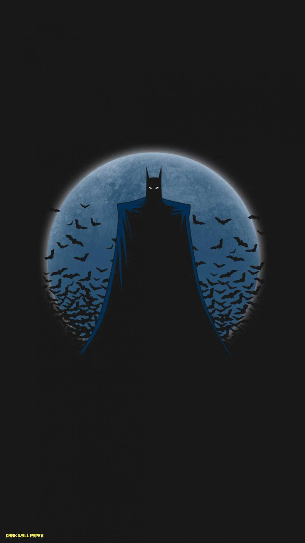 Wallpaper #wkXrlI4B7YBJg1BVIZ_-37 Batman Stands Tall Against a Full Moon