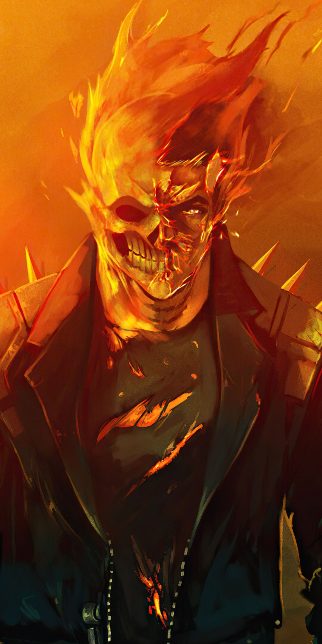 Wallpaper #4_QTOpMBKFX8bn3r23cf91 Download Ghost Rider Dark Minimal Marvel Wallpaper 1280x2120 810