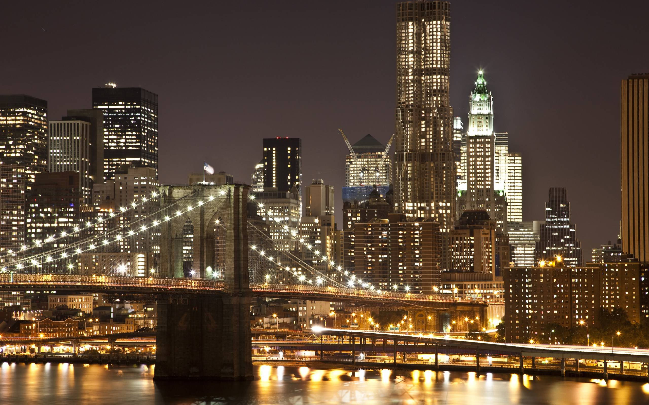 Wallpaper #66e34 Brooklyn Bridge in New York the Iconic Crossing Between Manhattan and