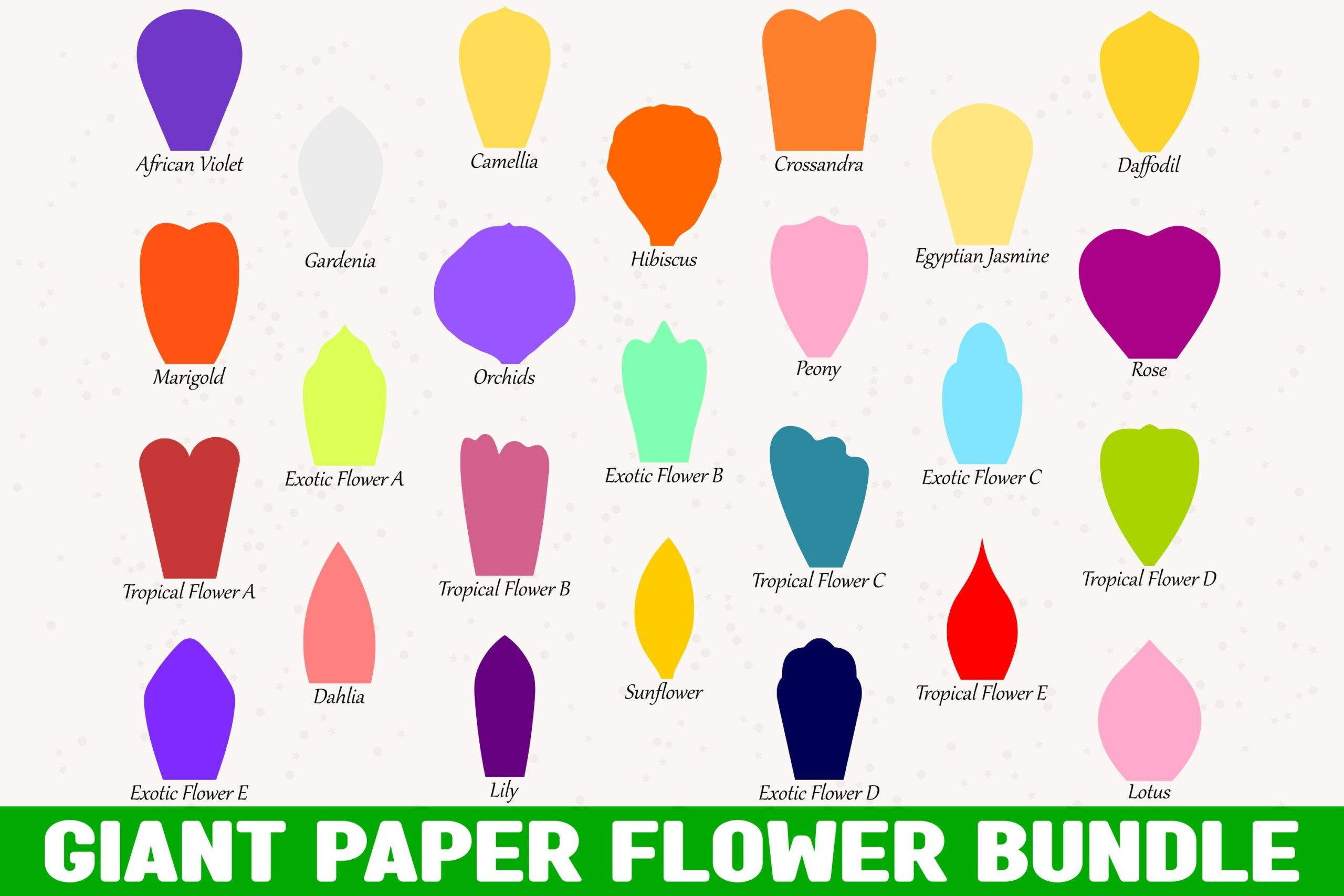 Wallpaper #8a759 Printable Downloadable Free Cricut Paper Flower Template