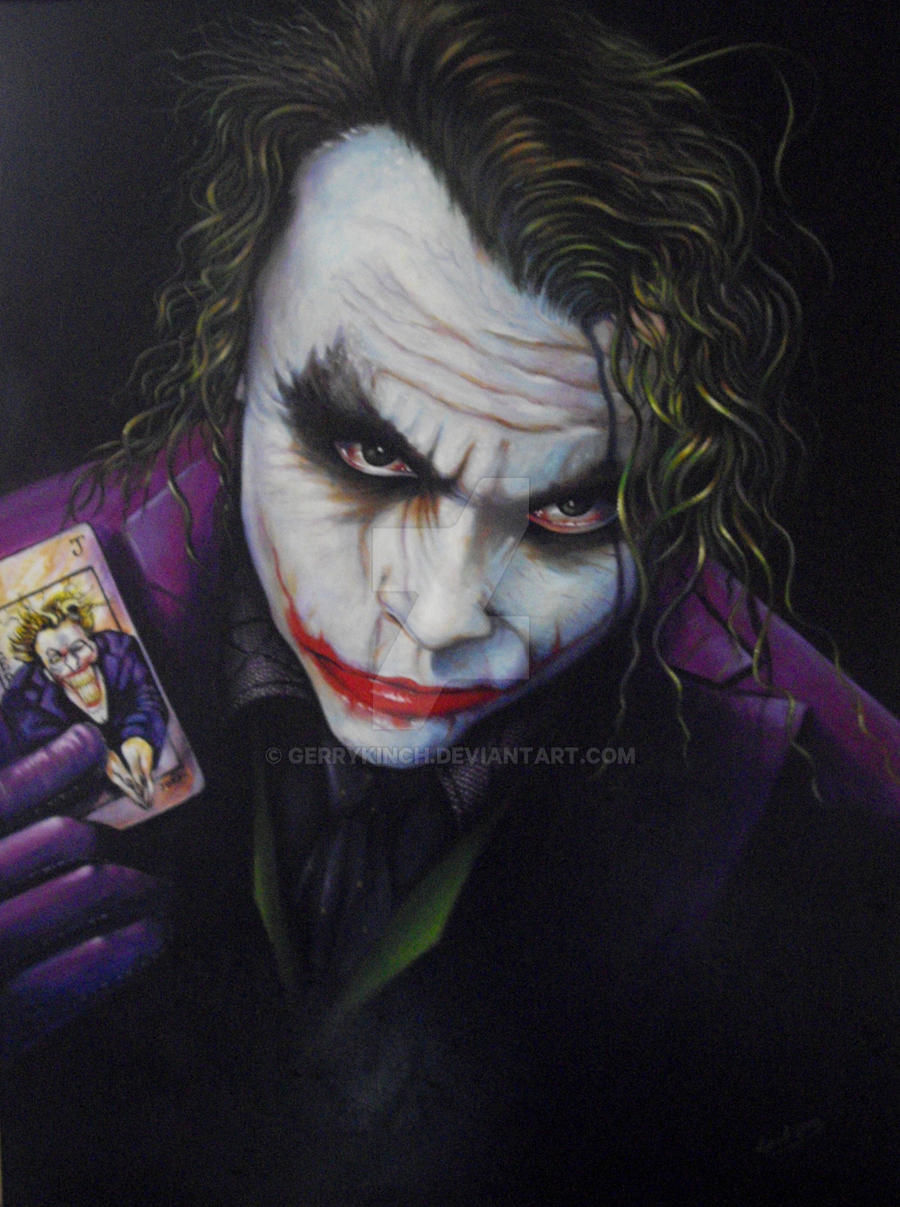 Wallpaper #pLg525IBJvJKYCmE3_XP22 The Joker Heath Ledger by Gerrykinch on Deviantart