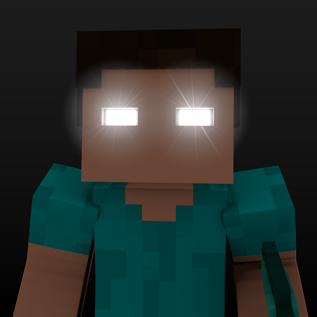 Wallpaper #a2coCpMBSpphPi3-tNPo27 Minecraft Herobrine Character 3D Render HD by Agentundertaker on