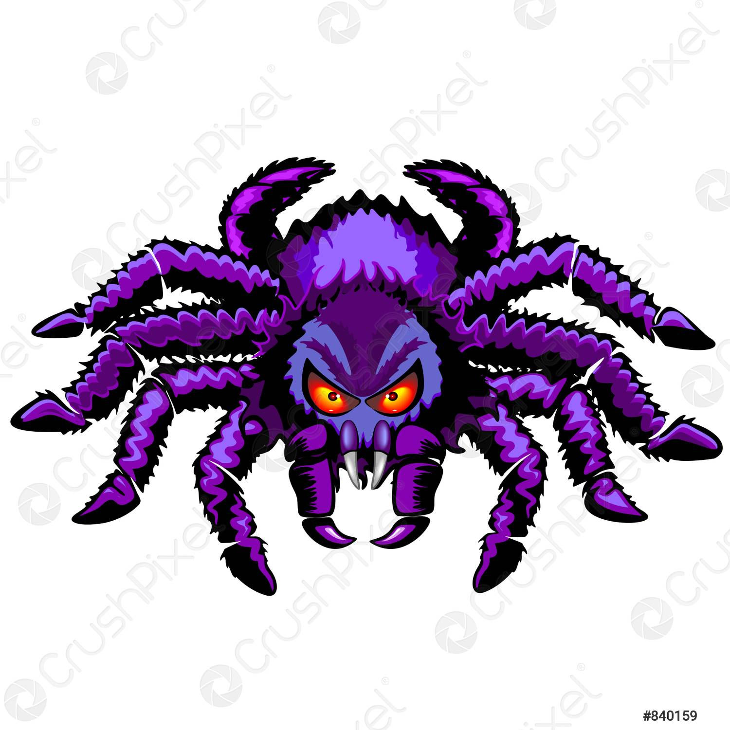 Wallpaper #FRkNE48BtGB6xQ78l2V811 Spider Tarantula Black Widow Halloween Creepy Cartoon Character Vector