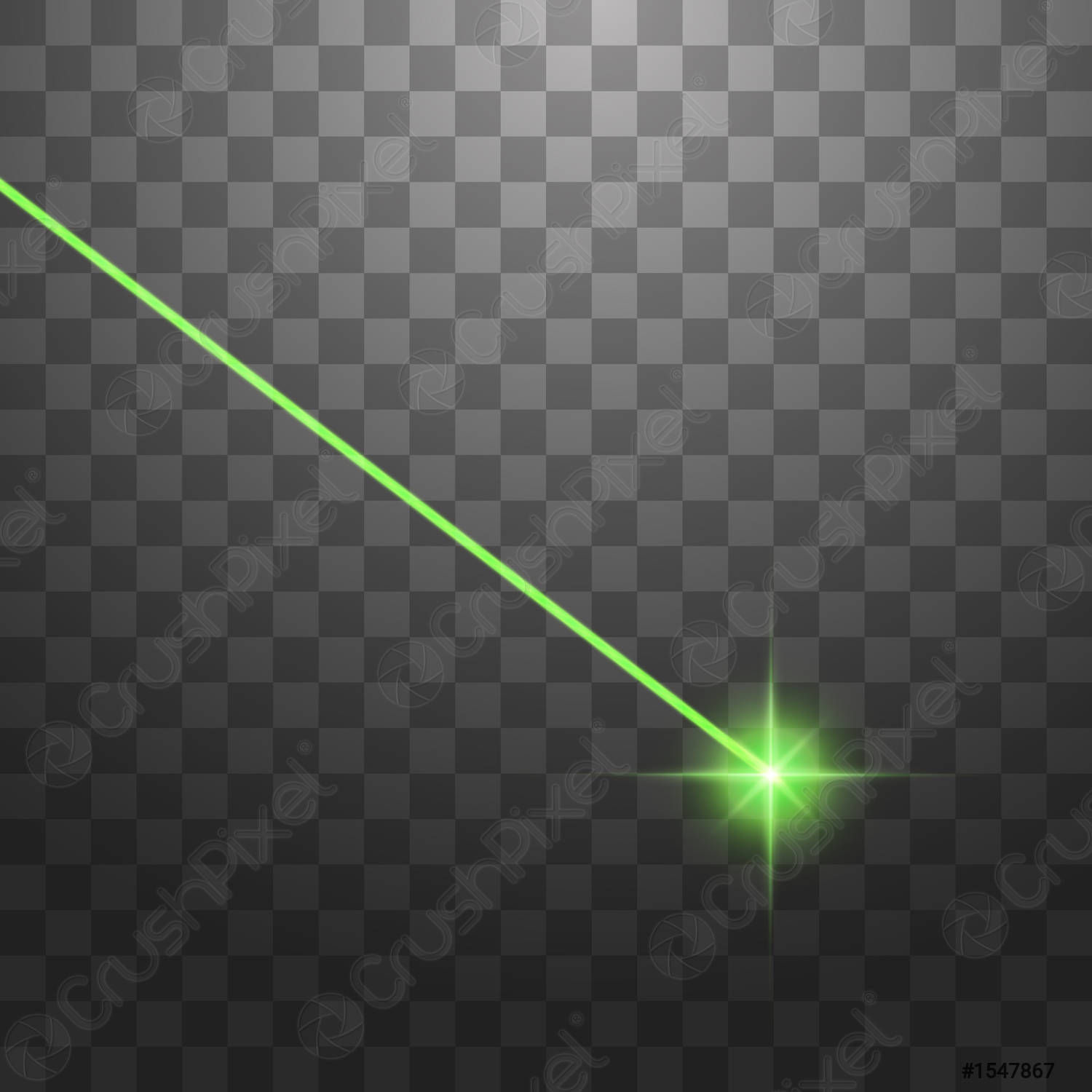 Wallpaper #sRmcHo8BtGB6xQ78RHmG46 Abstract Green Laser Beam Isolated on Transparent Black Background