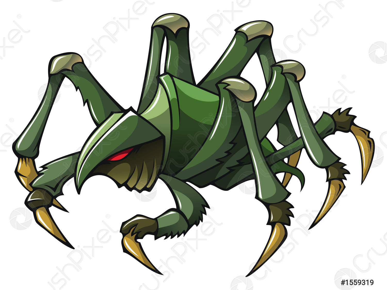 Wallpaper #FRkNE48BtGB6xQ78l2V85 Scary Spider Stock Vector Crushpixel