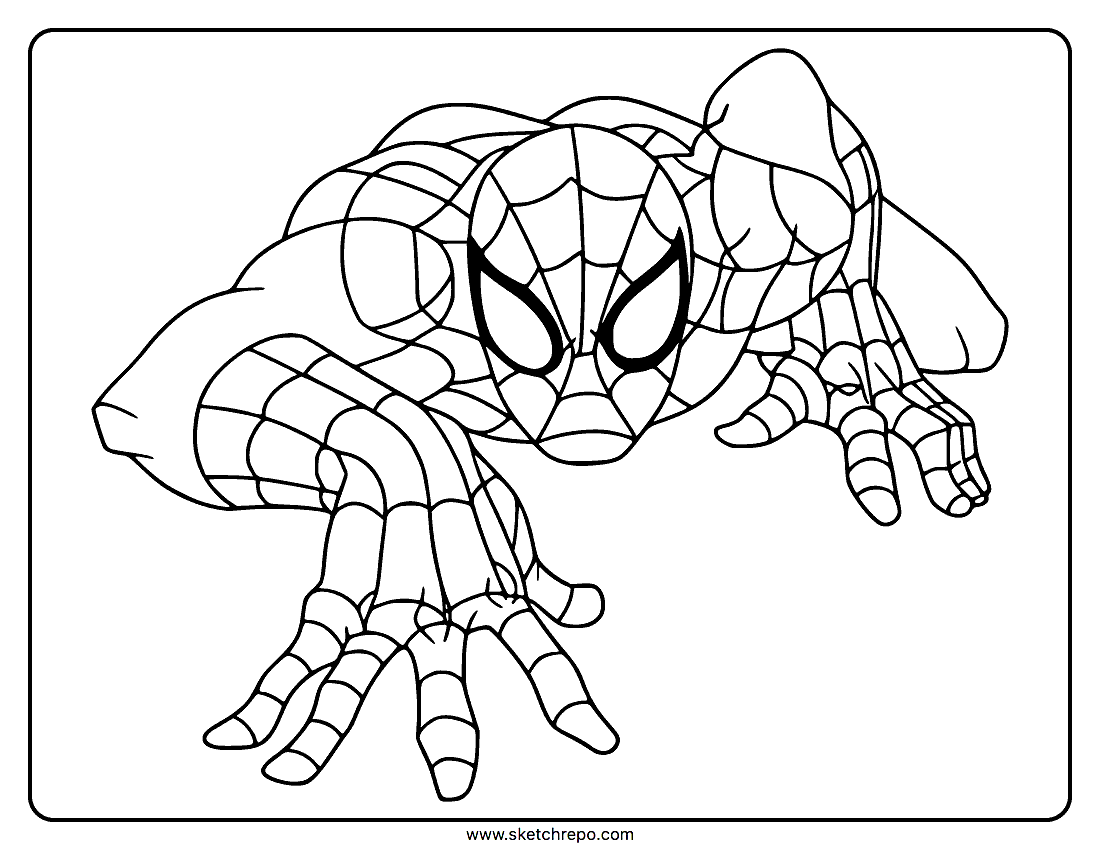 Wallpaper #Gmd6CZMBSpphPi3-WNCd31 Spider Man Coloring Pages Sketch Repo