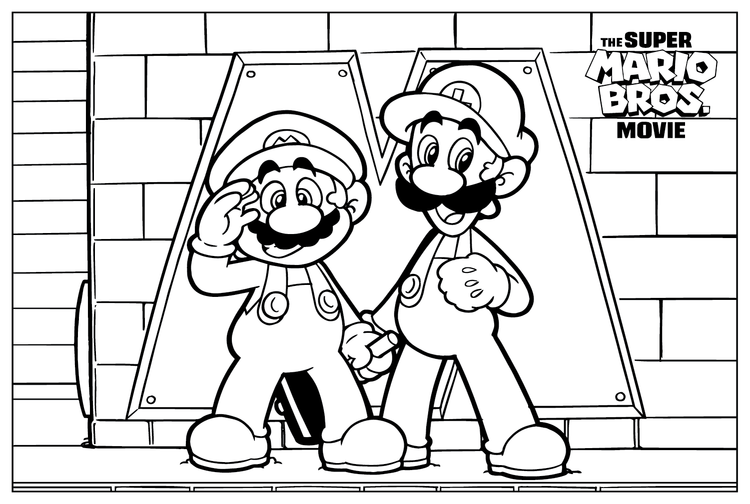 Wallpaper #Kx3VLZMBlOZrFDOkdNK0345 Mario and Luigi Coloring Pages Bratz Coloring Pages