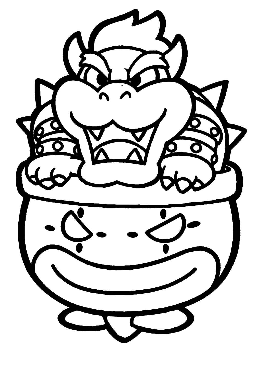 Wallpaper #8c6vJZMB71dOy6JZMRQu423 Free Bowser Mario Coloring Page Free Printable Coloring Pages