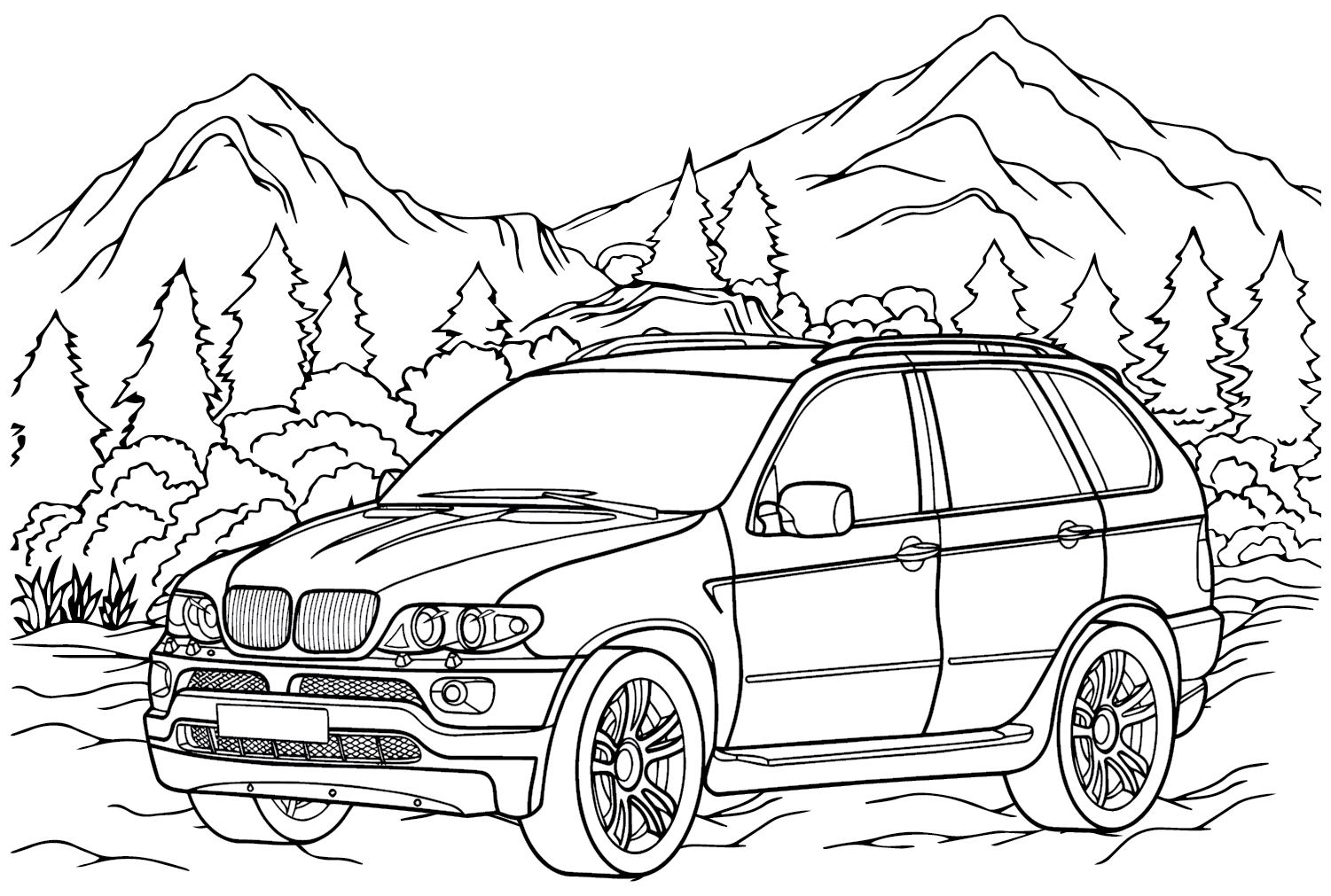 Wallpaper #0cYMM5MBVgN6TXj6yXdh57 BMW X5 Coloring Page Free Printable Coloring Pages