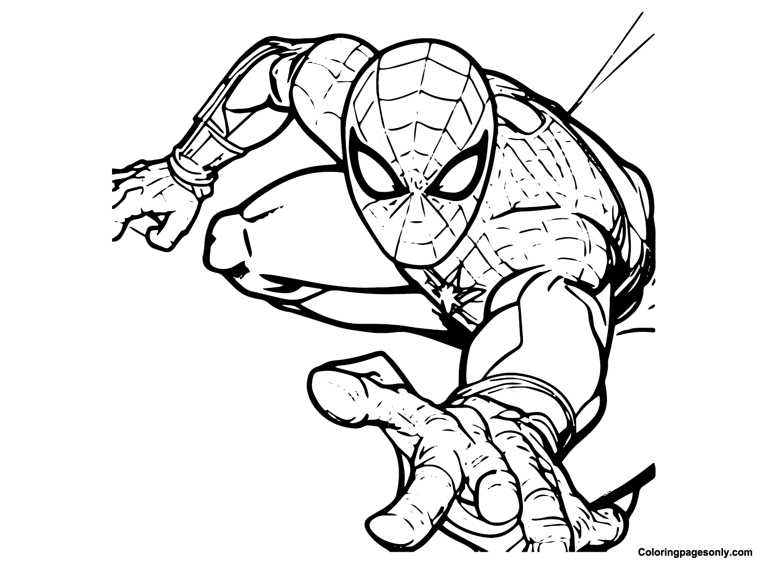 Wallpaper #xfSCOpMBKFX8bn3rw3gp285 22 Spidey Coloring Pages Coloringpagesonlycom