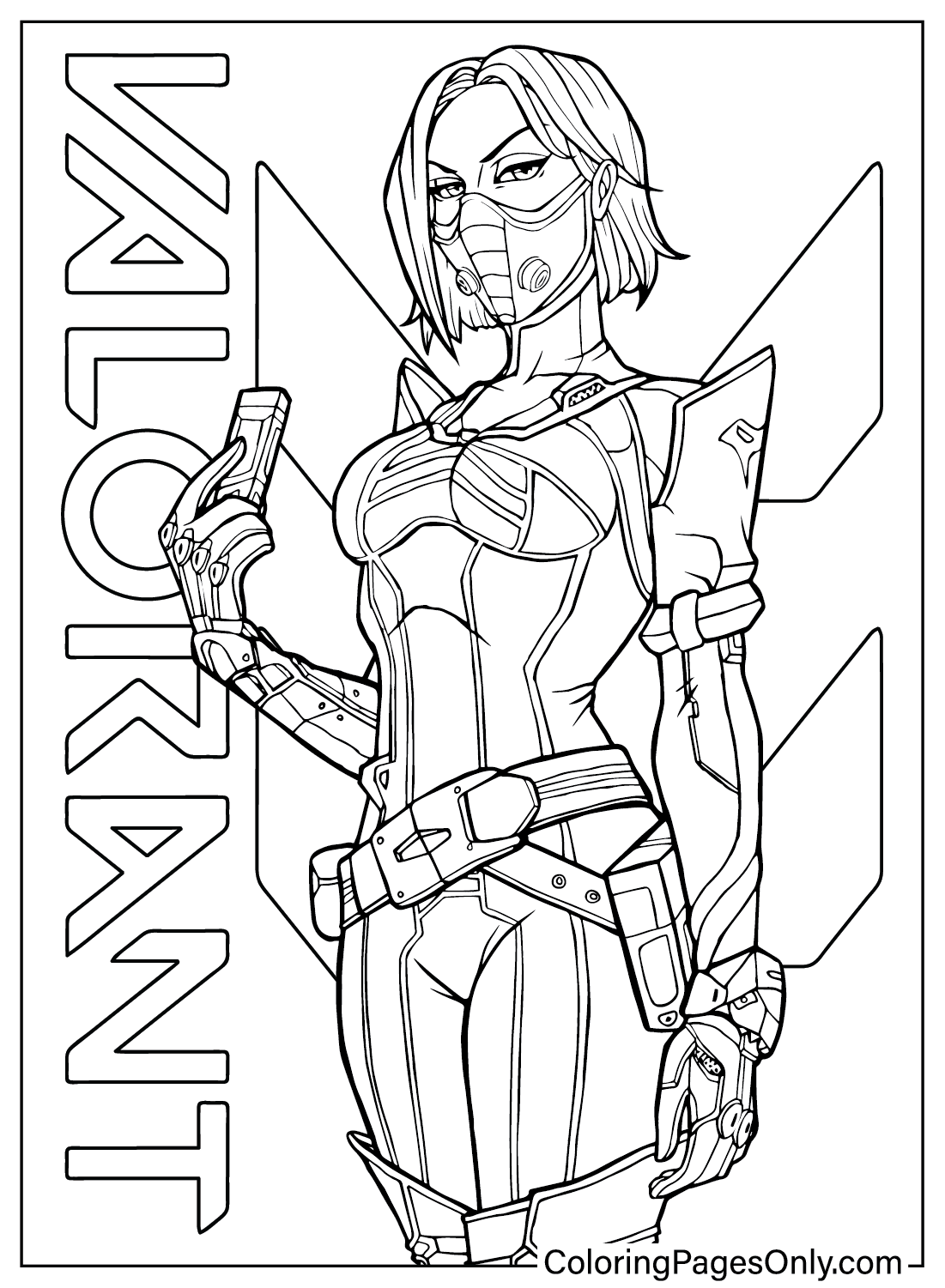 Wallpaper #z0aPnJcBh-zKMCtL8164136 Plus De 30 Coloriages Valorant Coloriages Gratuits a Imprimer En Pdf