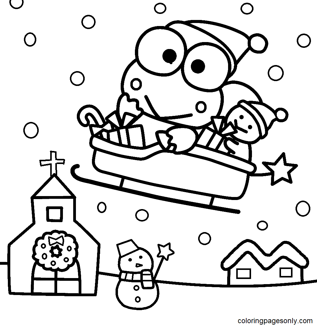 Wallpaper #nEJkPZMBOBpx0NhmxcRr197 Keroppi Como Santa Coloring Pages Keroppi Coloring Pages Paginas