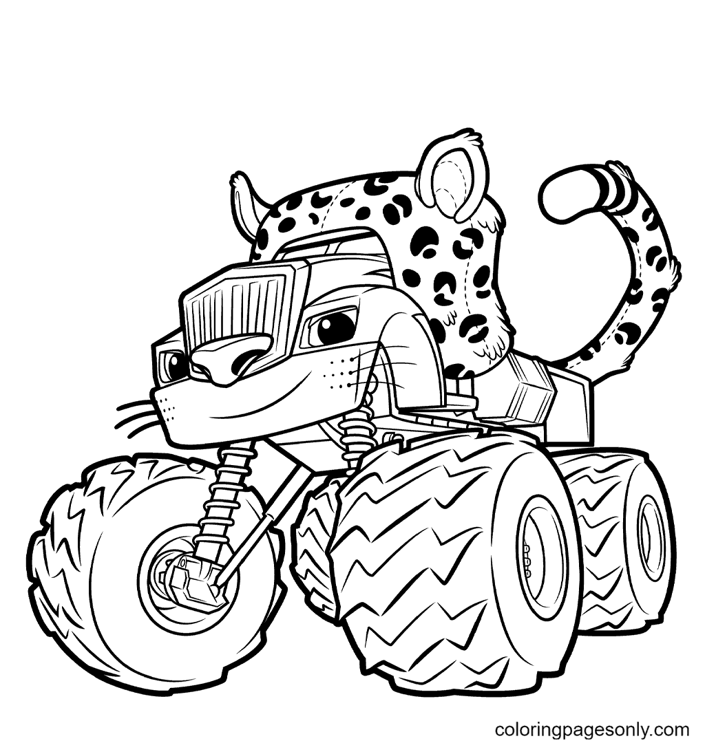 Wallpaper #TmchBJMBSpphPi3-e7at270 Blue Thunder Monster Truck Coloring Pages Coloring Pages