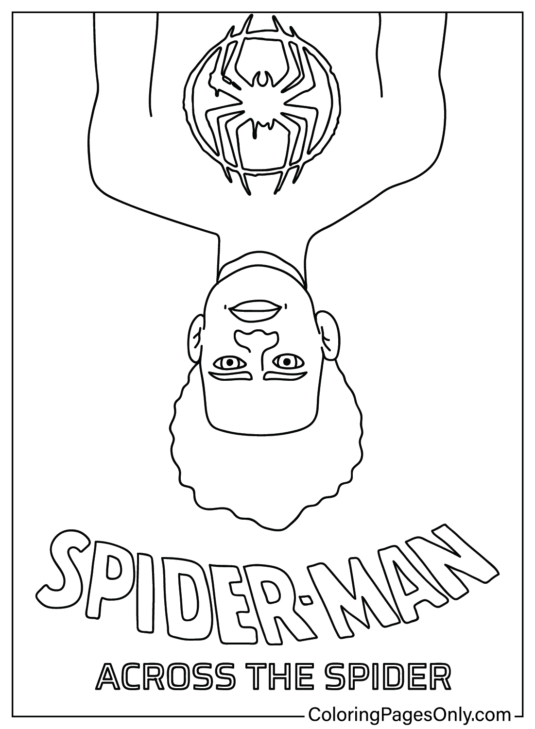 Wallpaper #sqVdOJMBVBiSkHCato0p487 Spider Man Across the Spider to Color Free Printable Coloring Pages