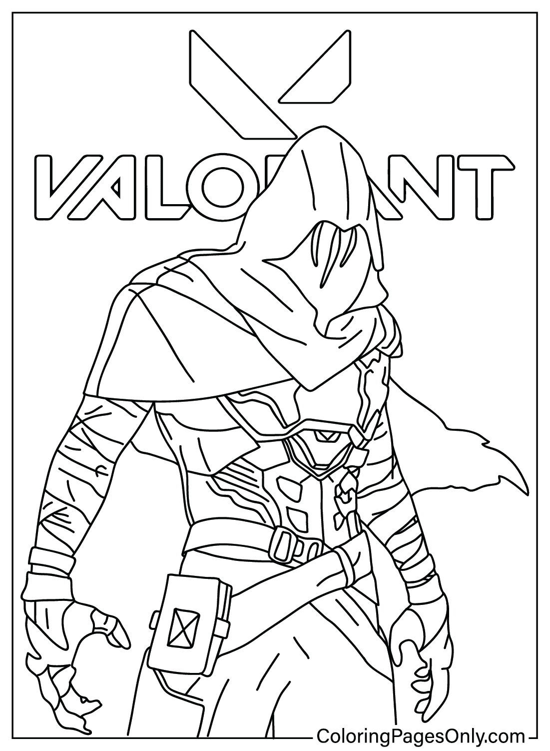Wallpaper #vSbhl5cBNyflpn9rr4Yn82 30 Valorant Coloring Pages Free Printable Pdf Jpg Png Online