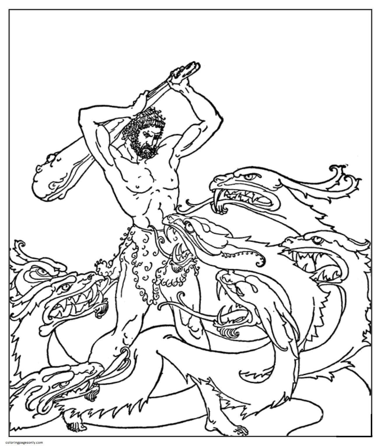 Wallpaper #e2cOBpMBSpphPi3-b78W348 Hydra Coloring Pages Coloring Pages for Kids and Adults