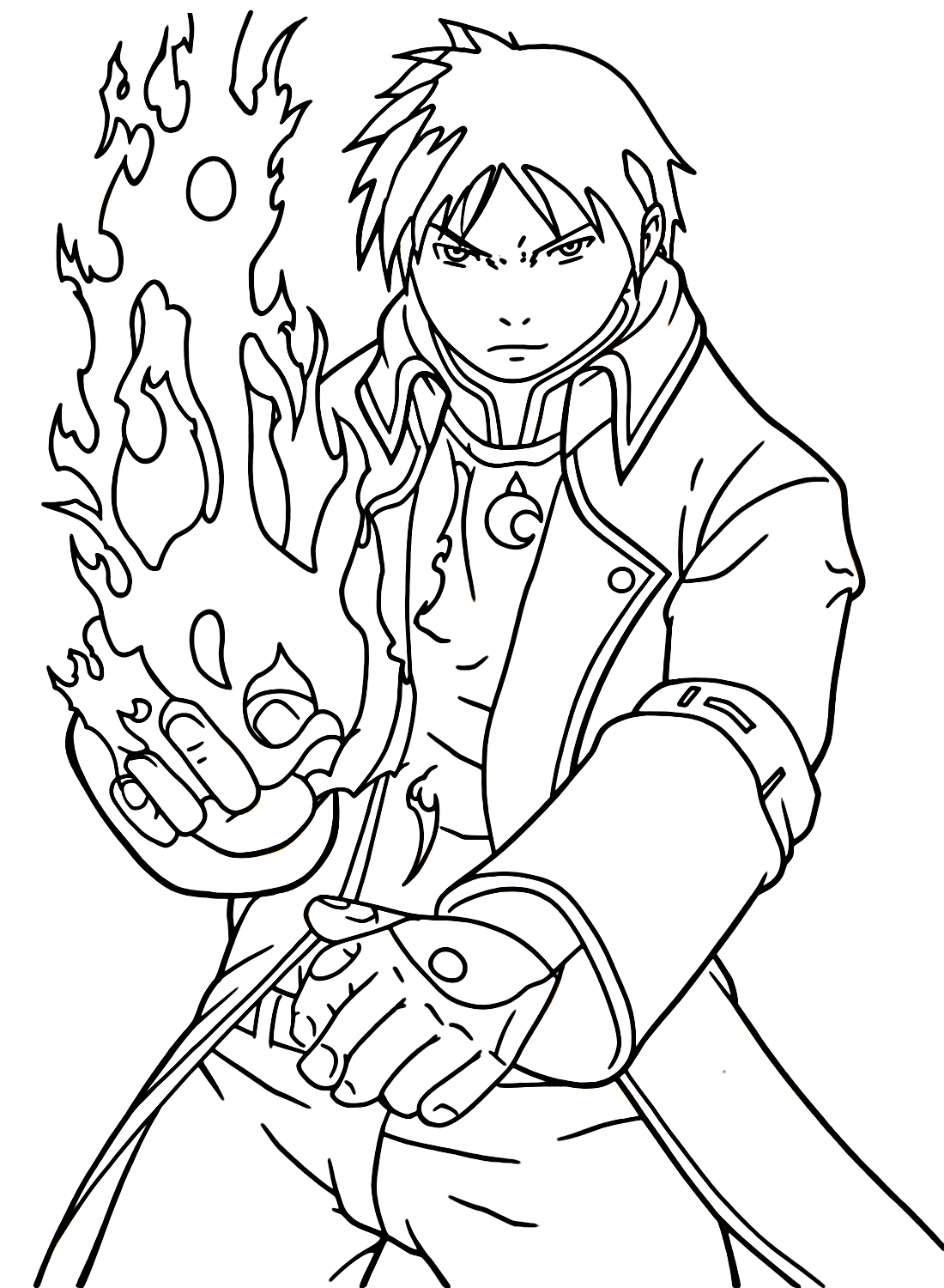 Wallpaper #f6bbb Full Metal Alchemist Roy Mustang Flame Alchemy Decal Etsy