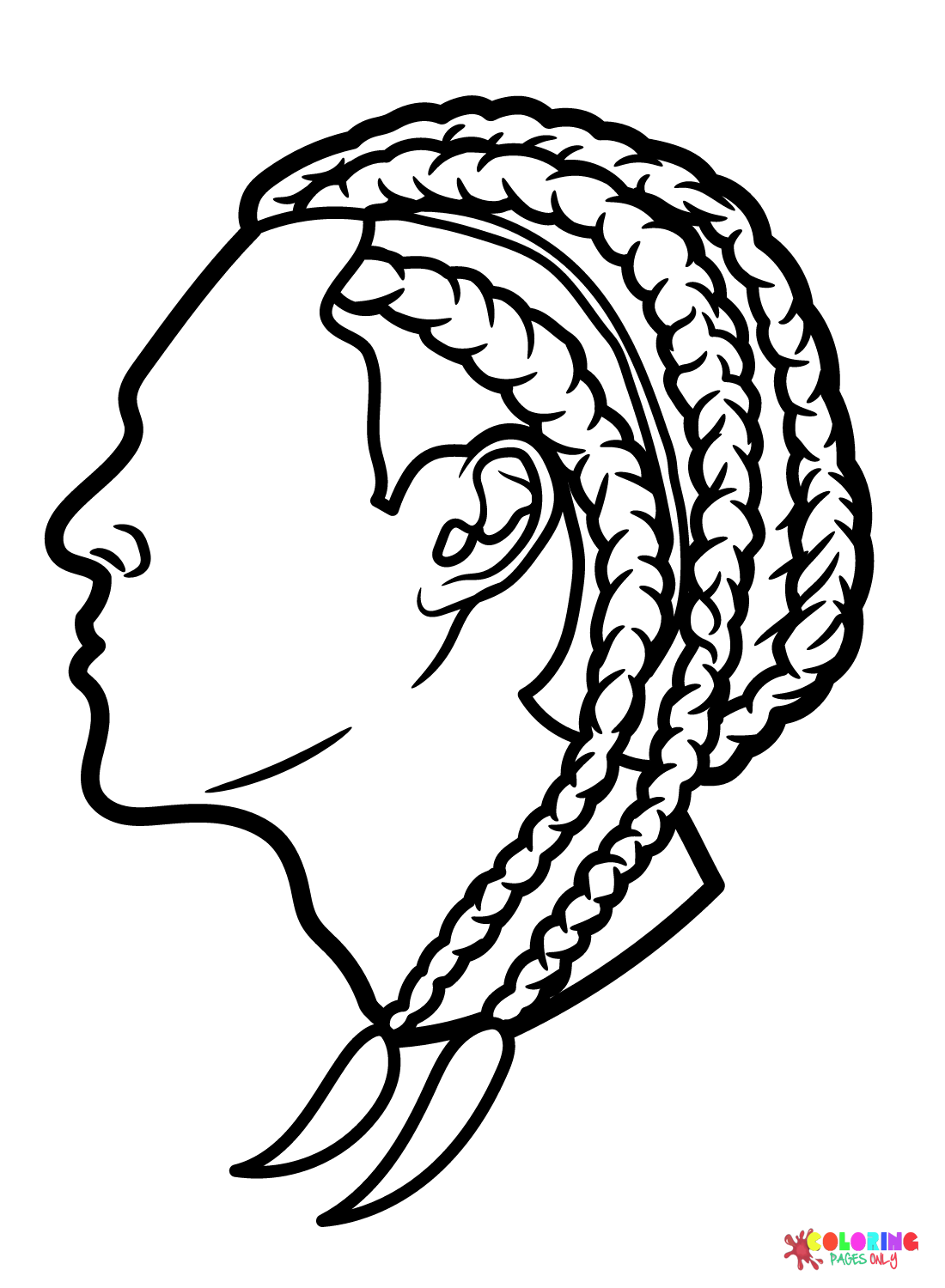 Wallpaper #JWfb_pIBSpphPi3-3aGn365 Dreadlock Braids Coloring Page Free Printable Coloring Pages