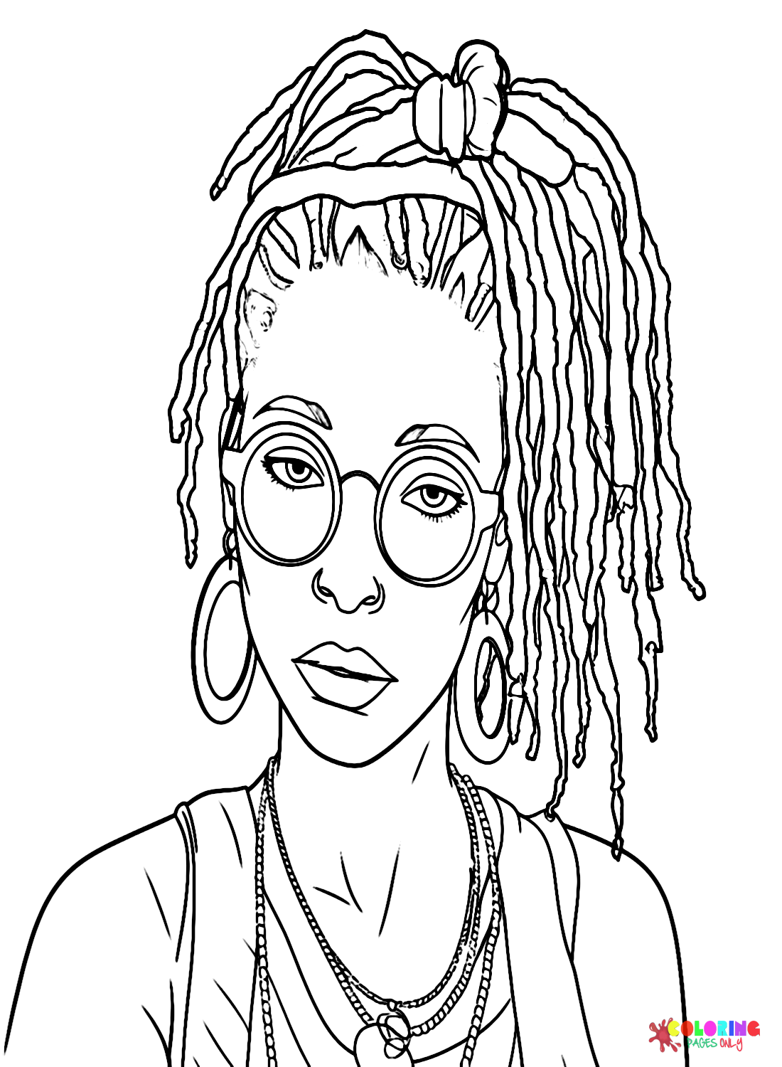 Wallpaper #1WhoJJMBSpphPi3-ETjA394 Dreadlocks Styles for Women Coloring Page Free Printable Coloring Pages