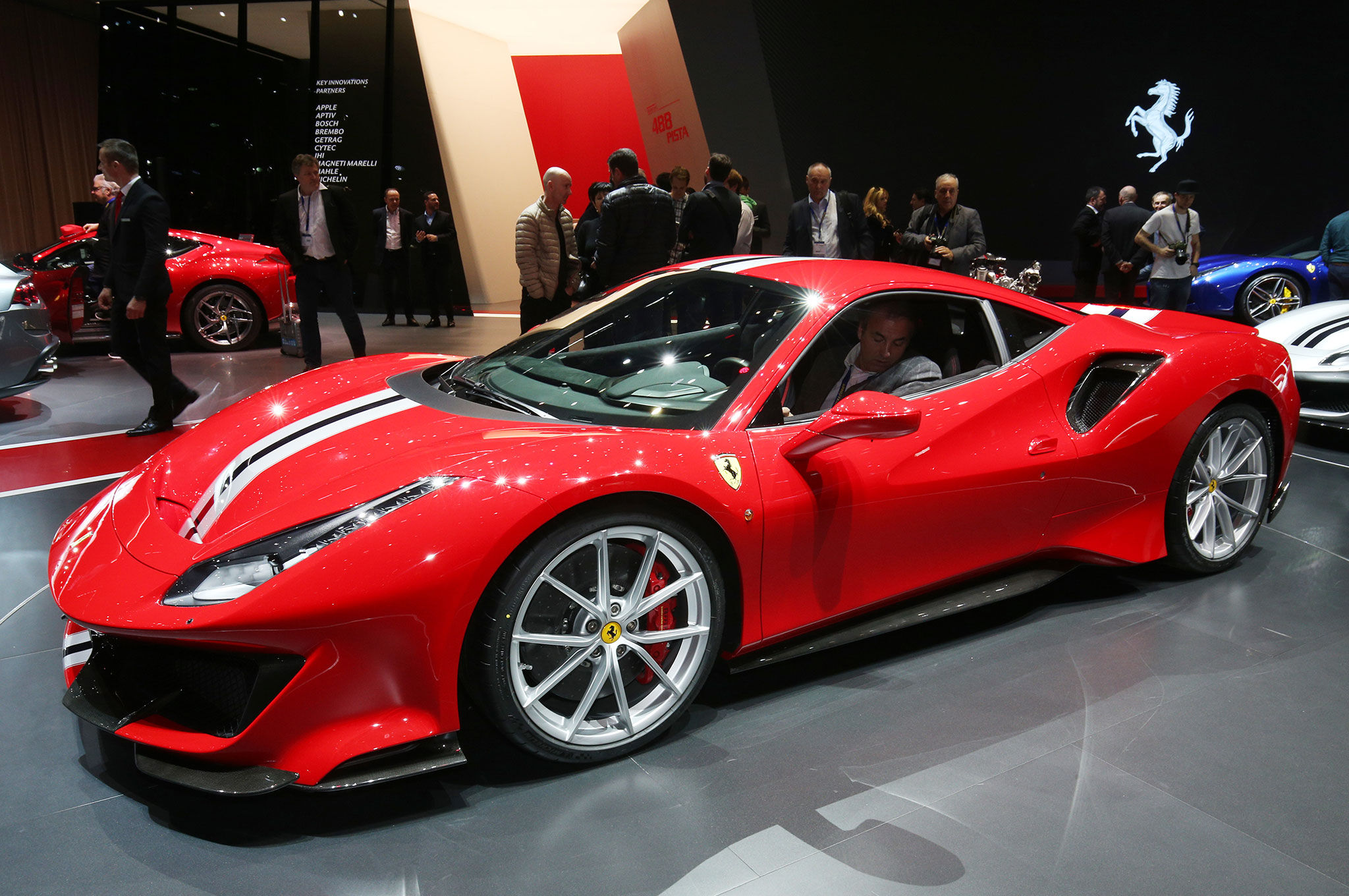 Wallpaper #FX3k9I4Bnwiau_P6YxFf40 2018 Ferrari 488 Pista Strikes a Pose in Geneva Automobile Magazine